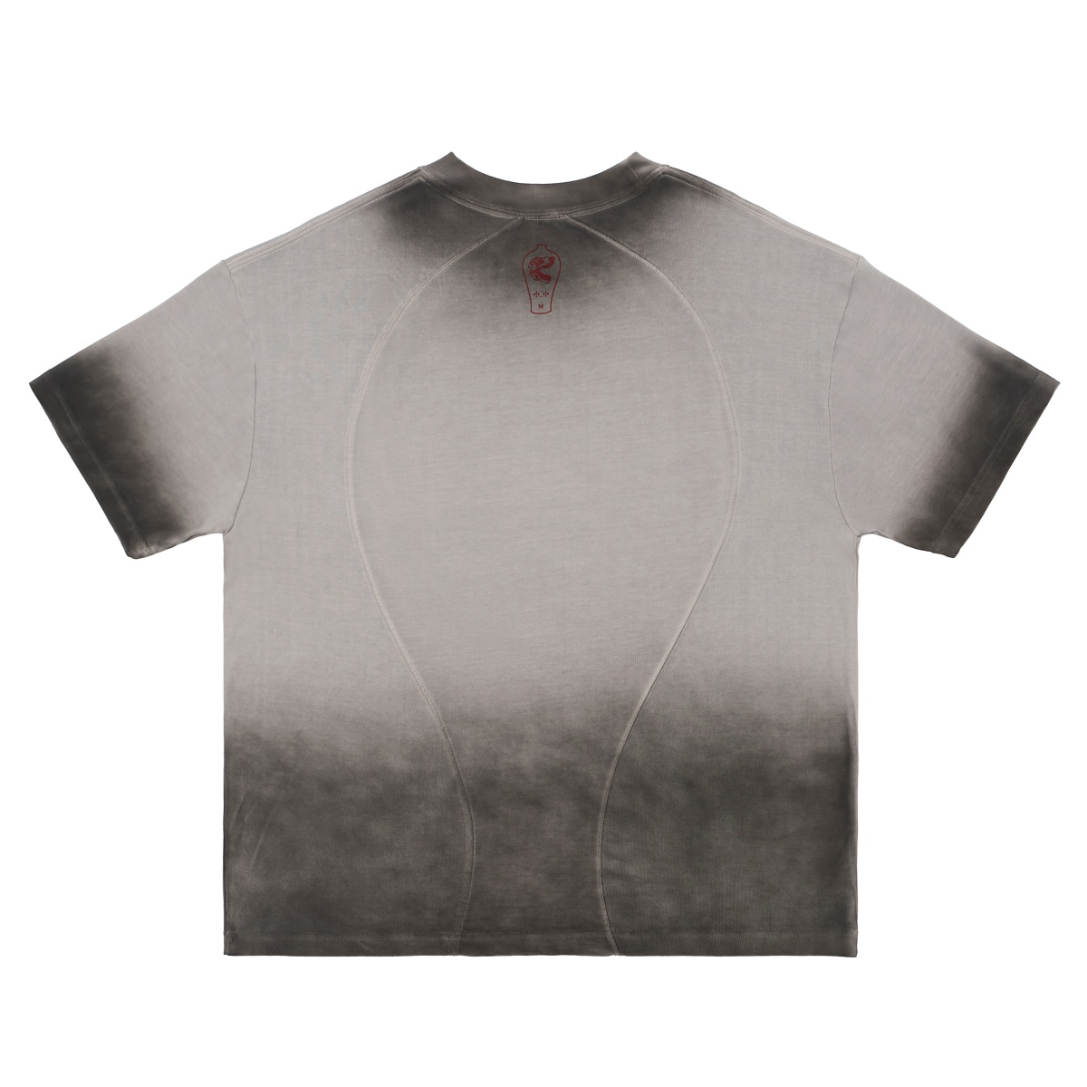 TR: Vase T- Shirt - Black Washed - RED