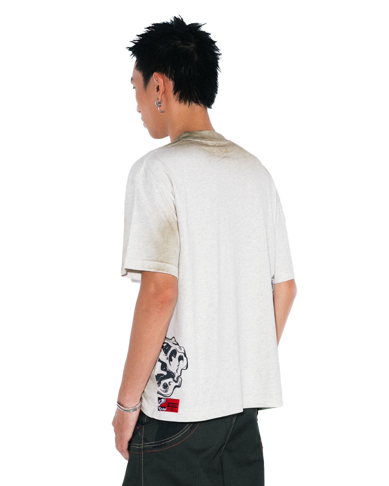 Bonedx Boxy Tee Dirt Wash