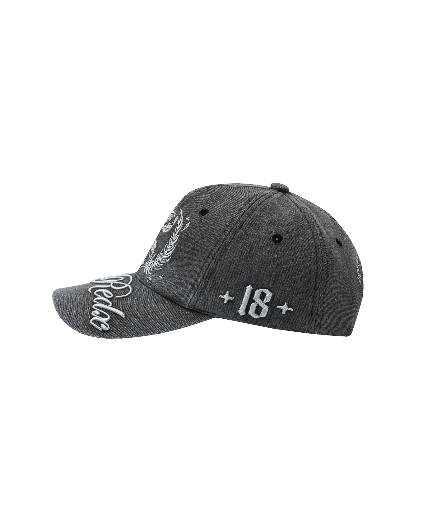 LAURUSEDX WASHED CAP - Grey