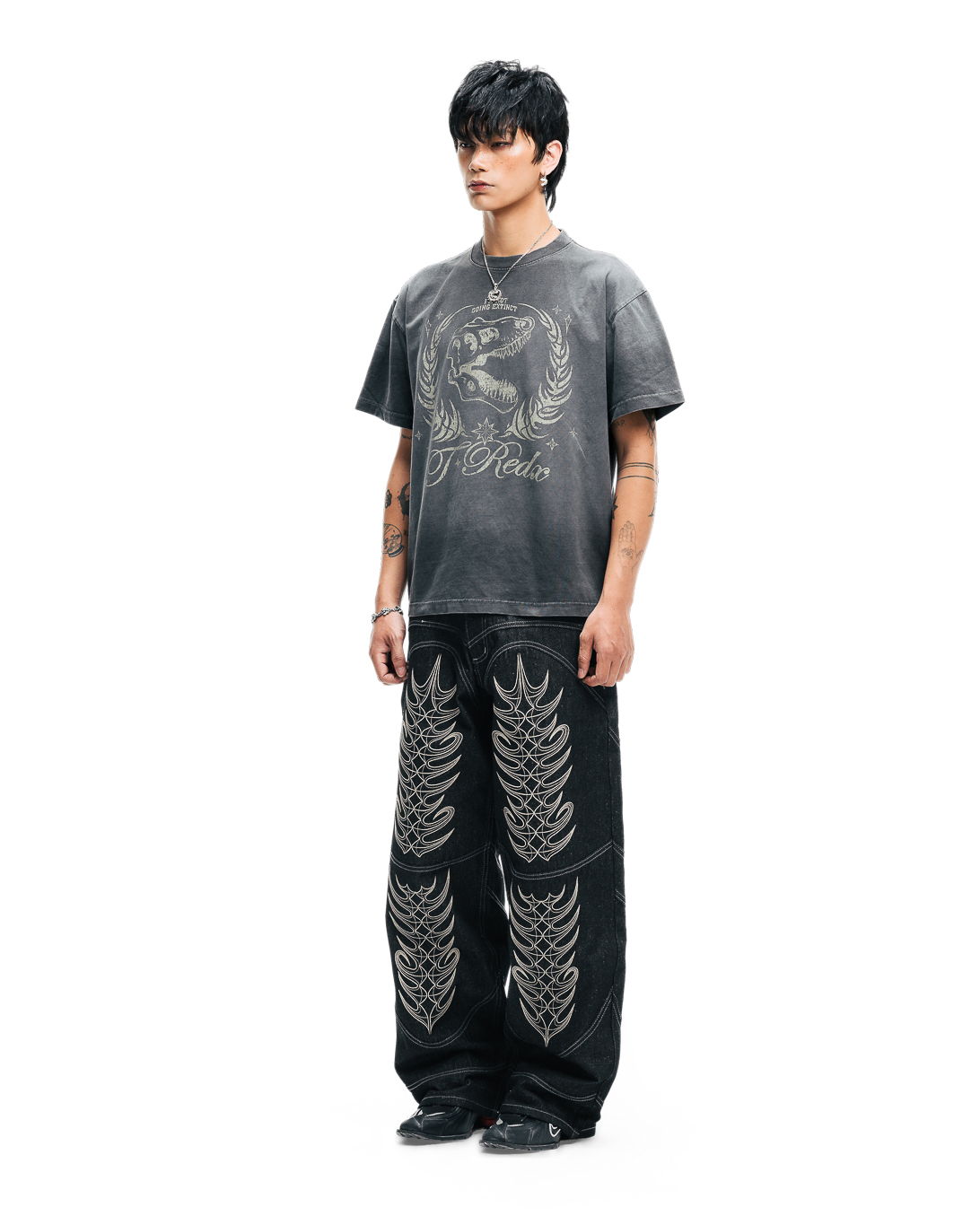 AR-MUREDX RAW DENIM - BLACK