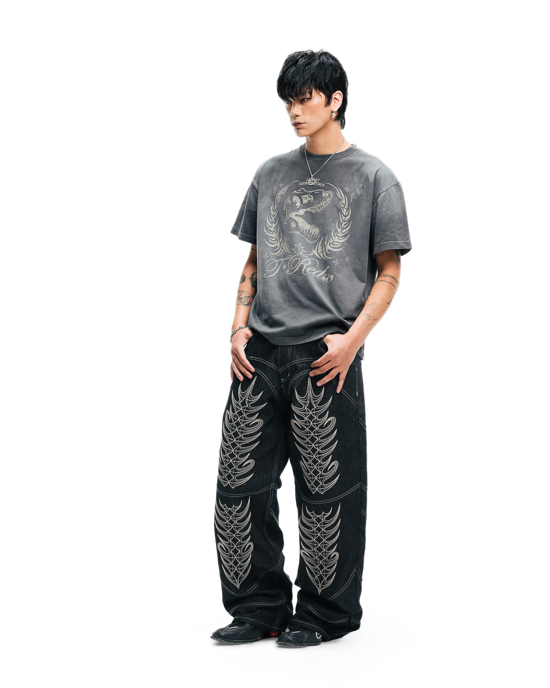AR-MUREDX RAW DENIM - BLACK