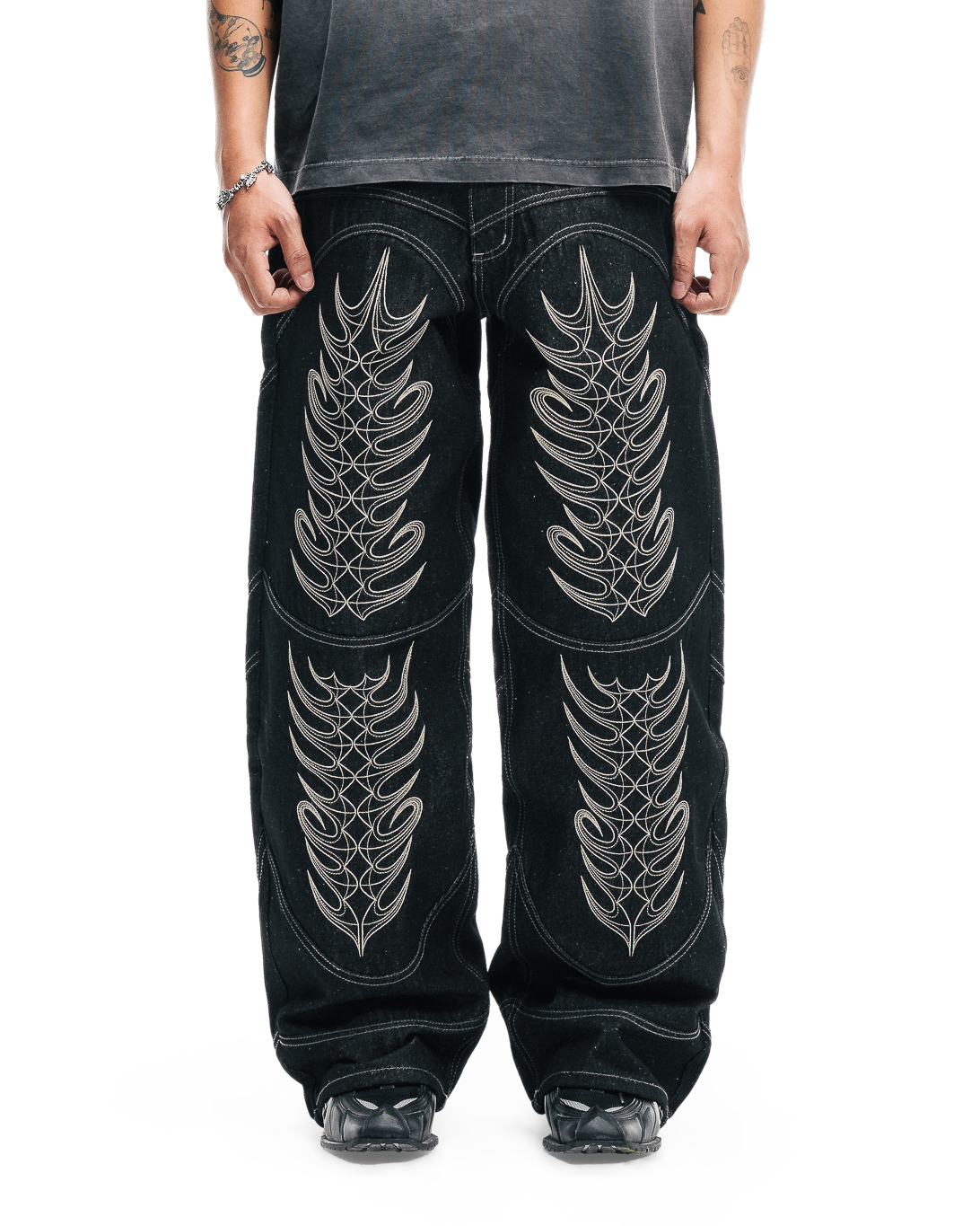 AR-MUREDX RAW DENIM - BLACK