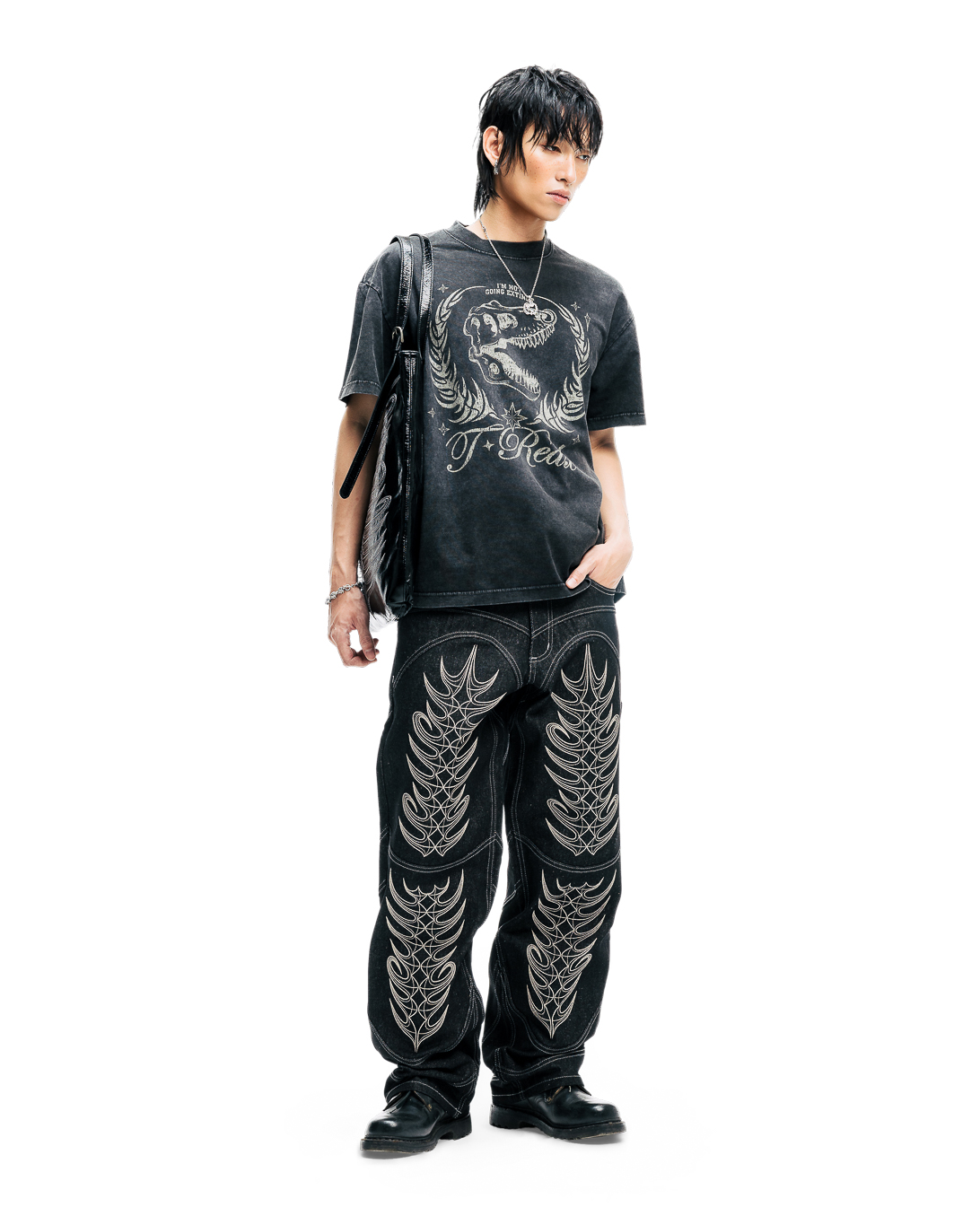 AR-MUREDX RAW DENIM - BLACK