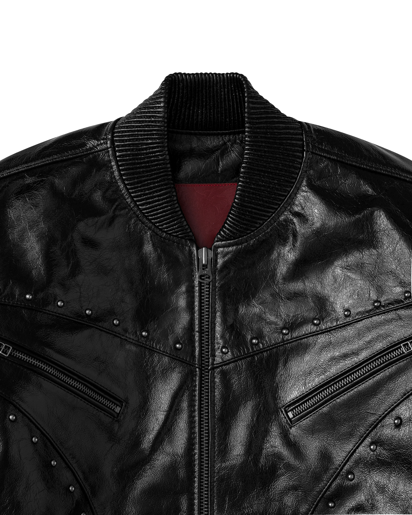 ARMOREDX LEATHER JACKET - BLACK