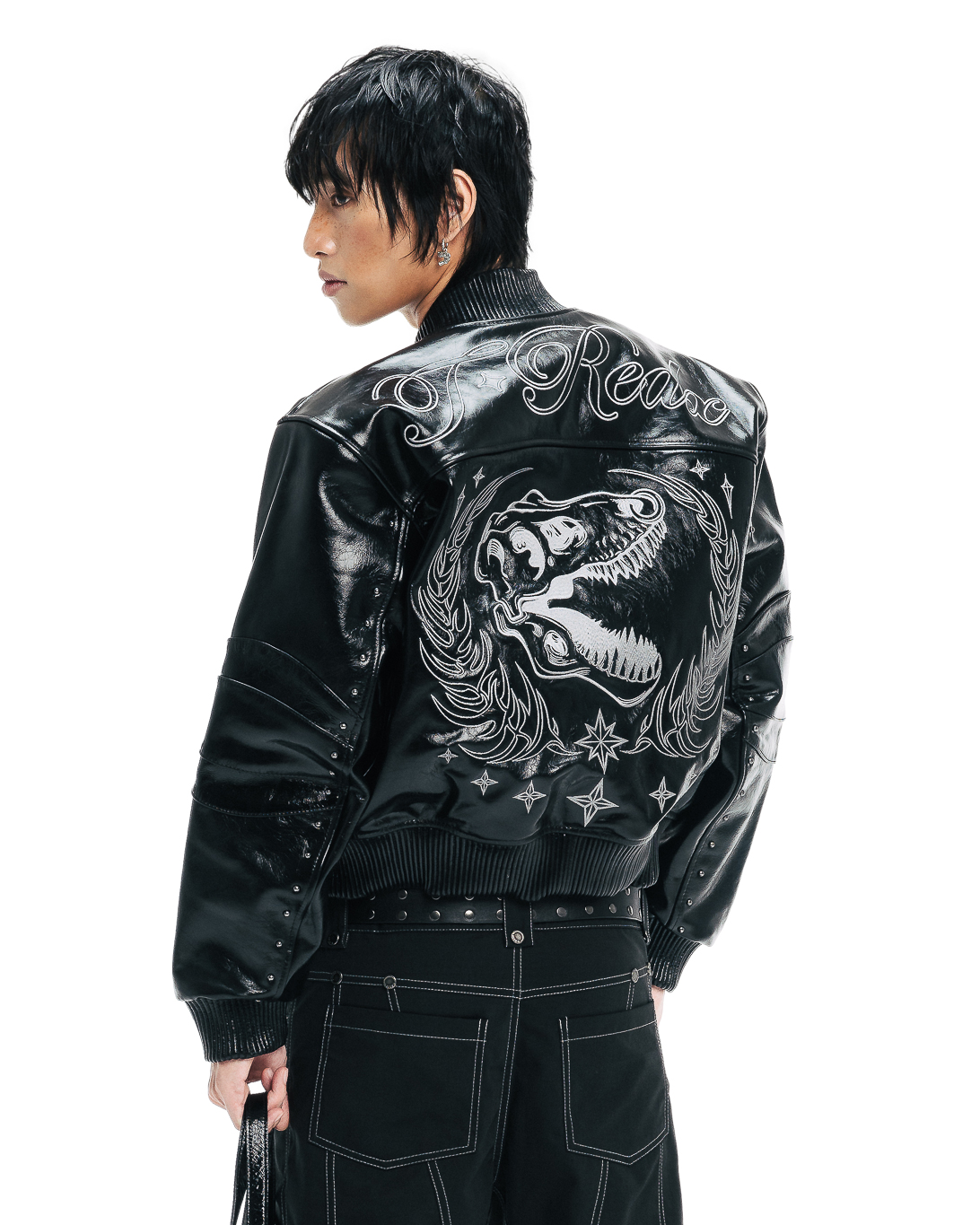 ARMOREDX LEATHER JACKET - BLACK