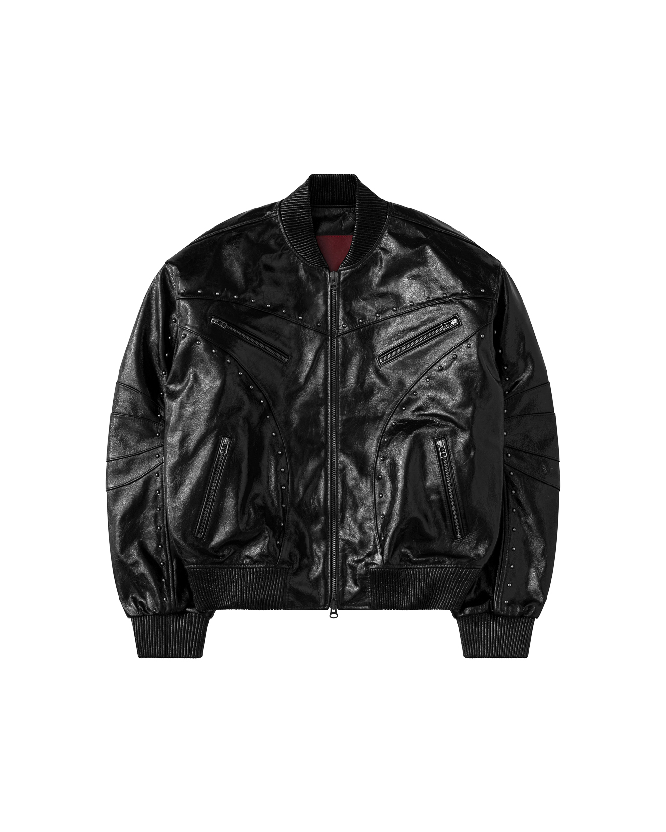ARMOREDX LEATHER JACKET - BLACK