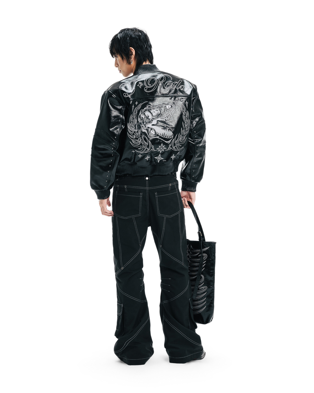 ARMOREDX LEATHER JACKET - BLACK