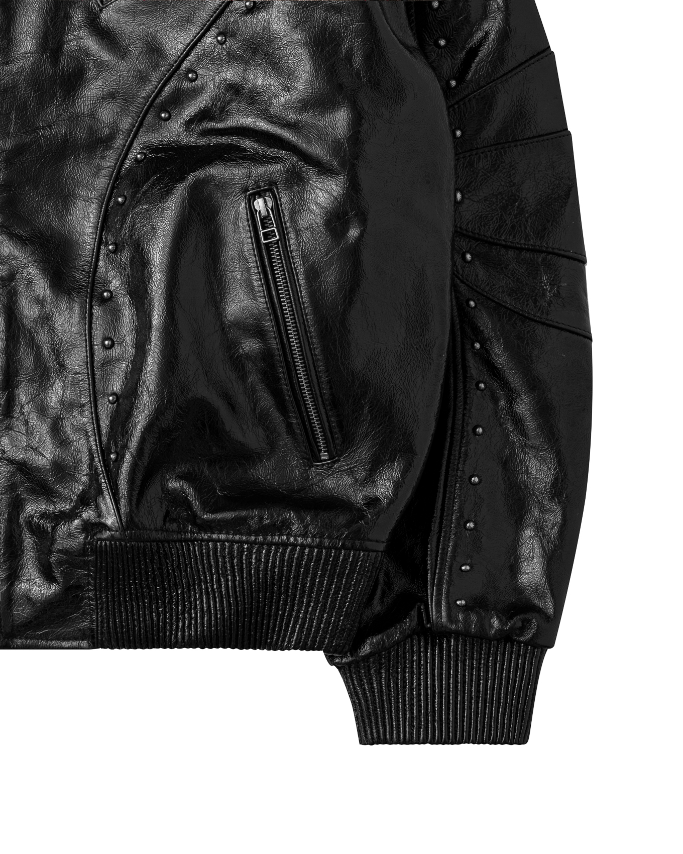 ARMOREDX LEATHER JACKET - BLACK