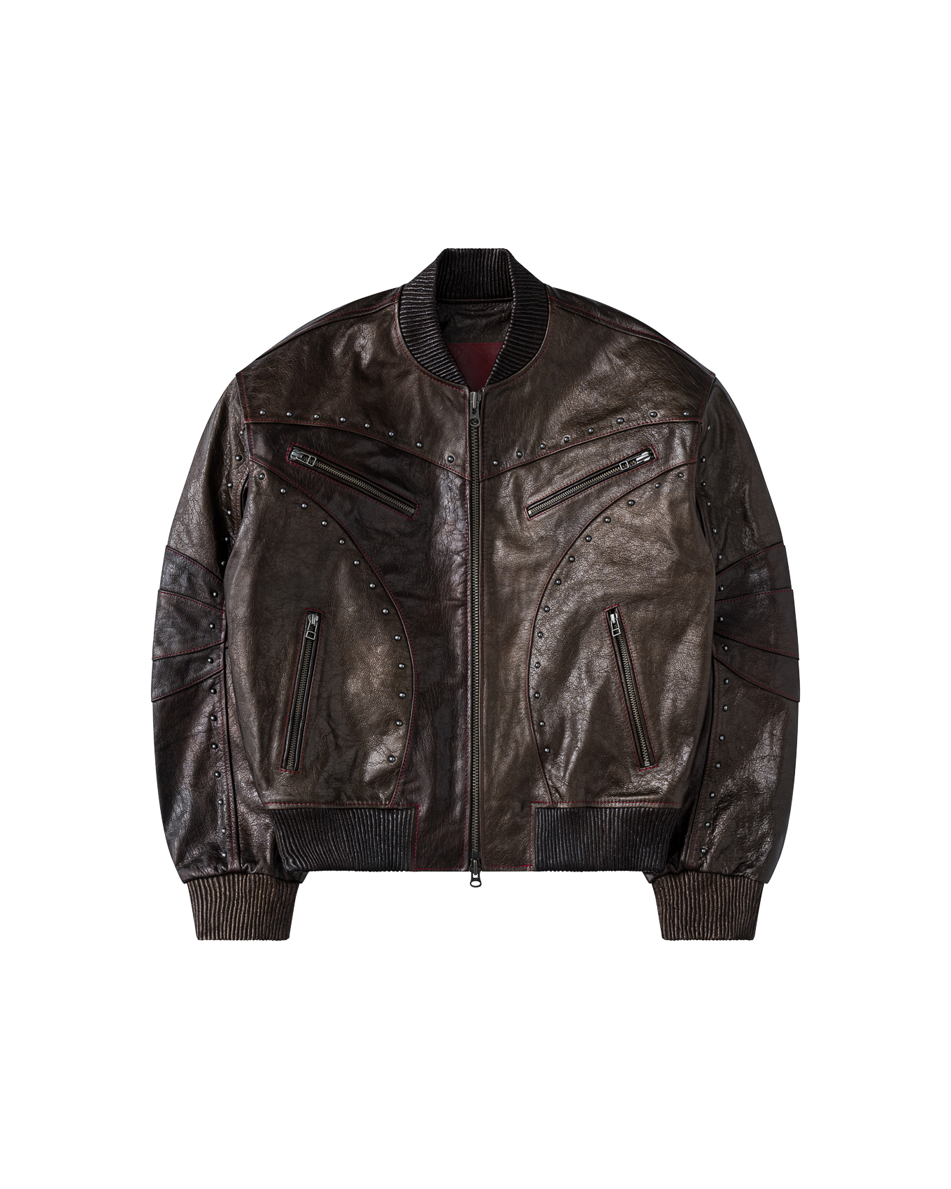 ARMOREDX LEATHER JACKET - MOCHA