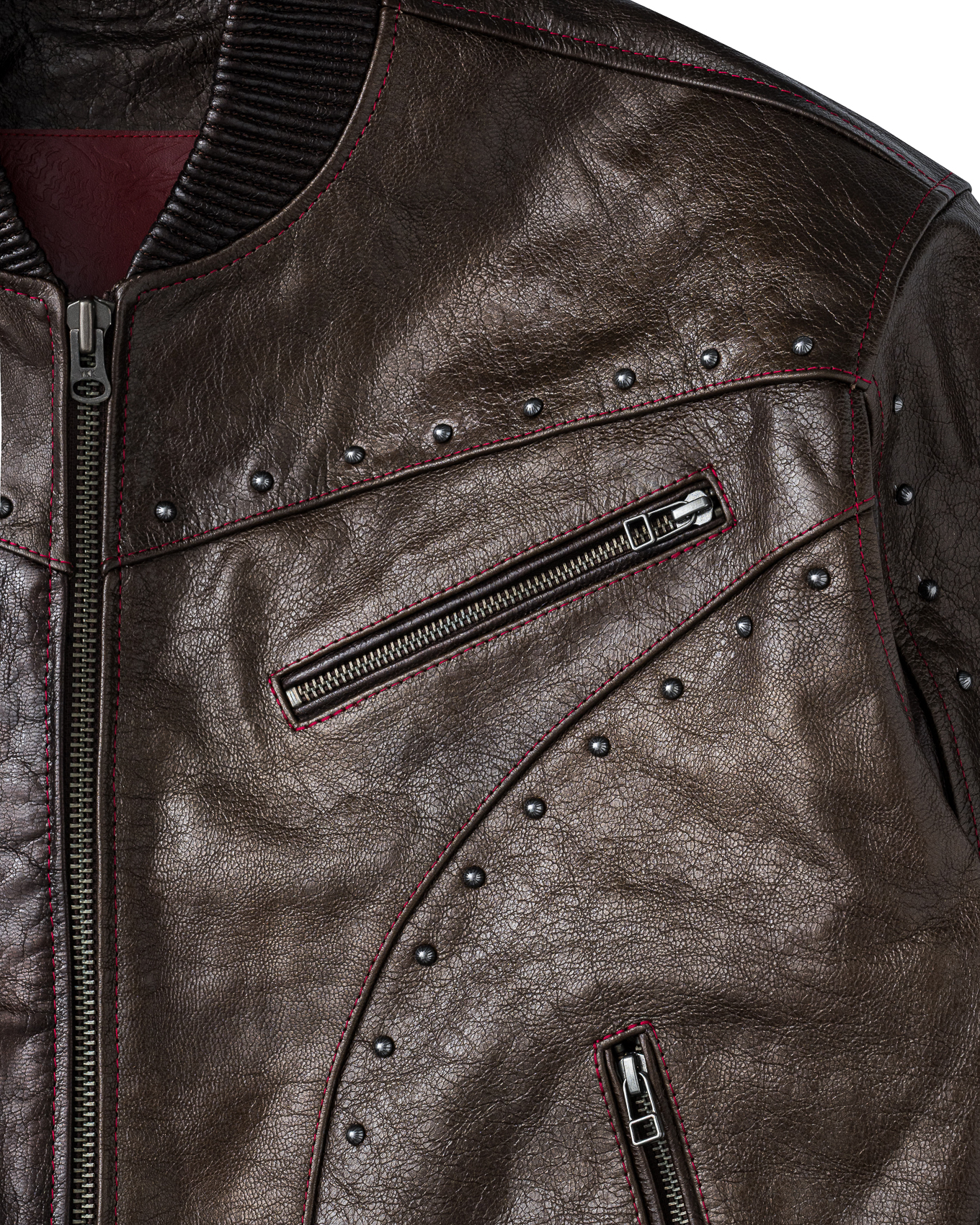 ARMOREDX LEATHER JACKET - MOCHA