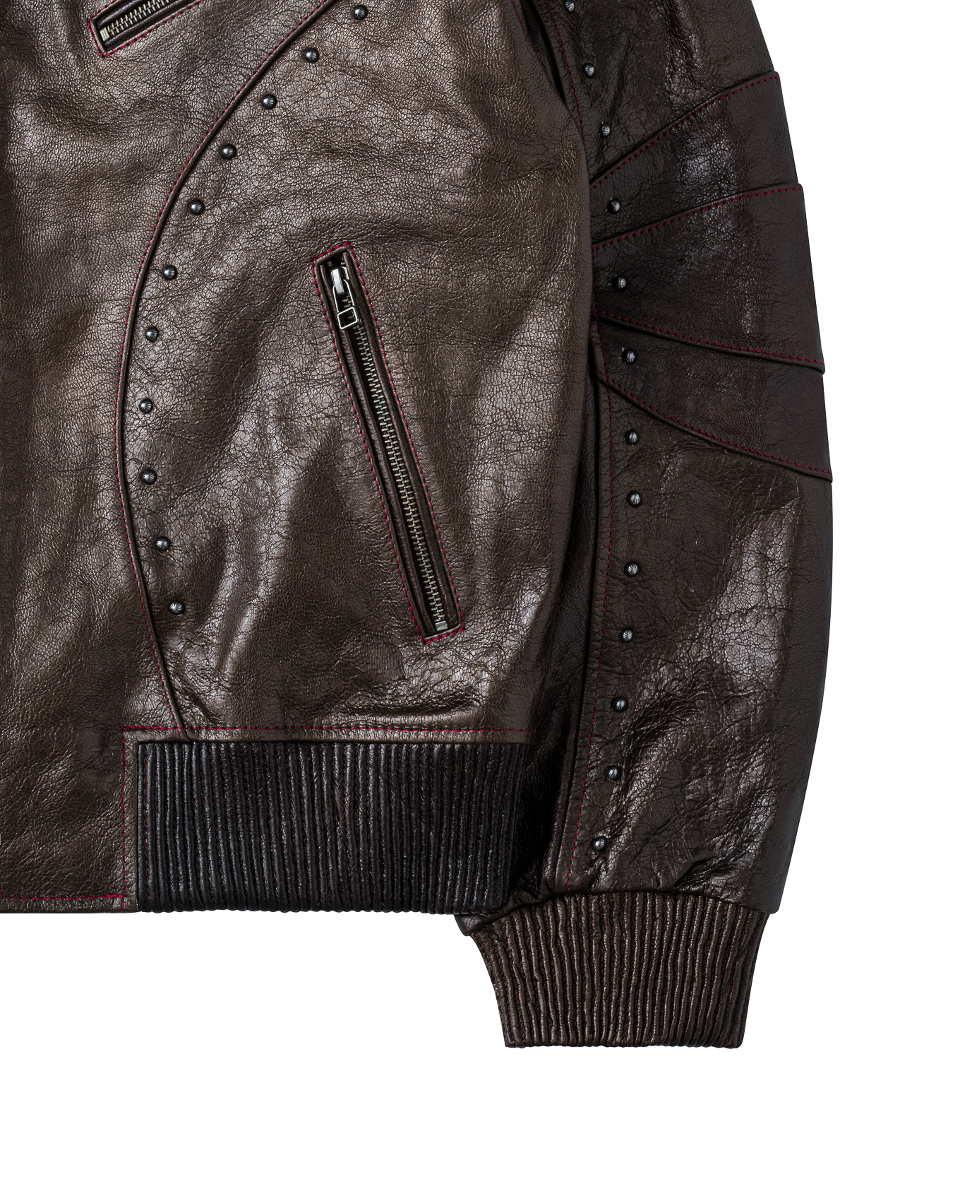 ARMOREDX LEATHER JACKET - MOCHA