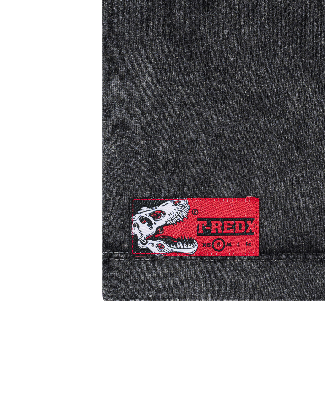 BLASTEDX WASH FITTED TEE - BLACK