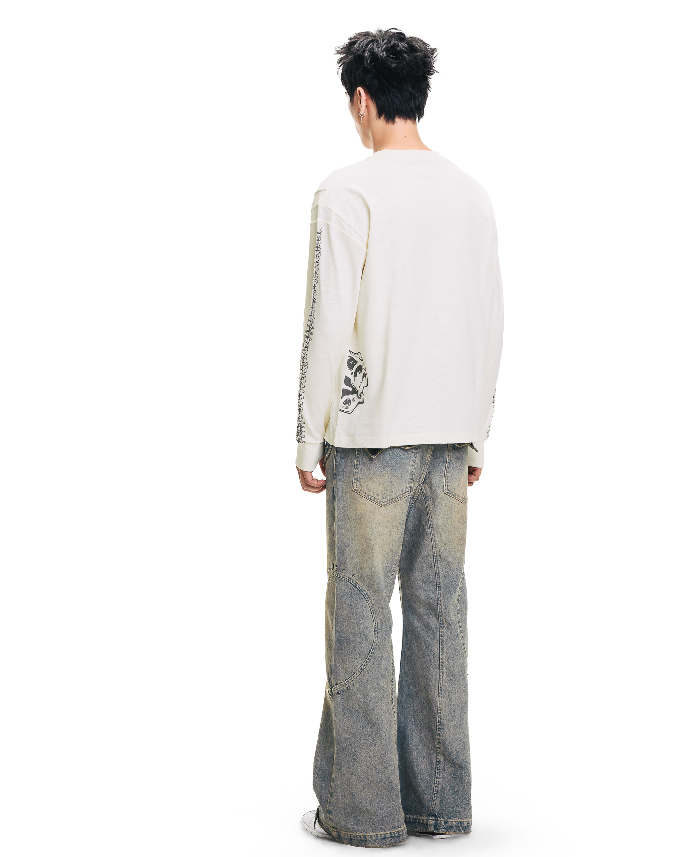 BONNIEDX SLUB LONGSLEEVE - CREAM