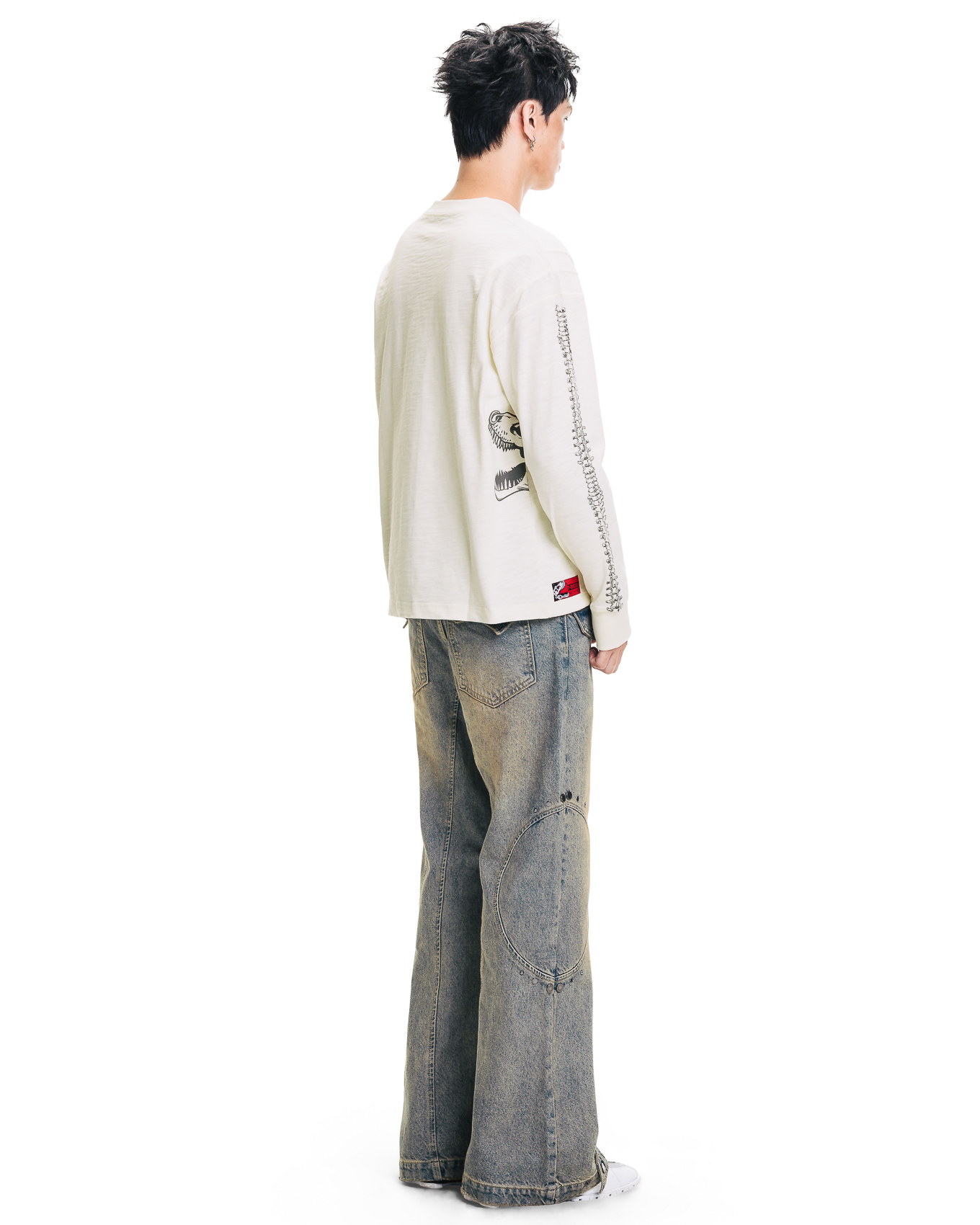 BONNIEDX SLUB LONGSLEEVE - CREAM