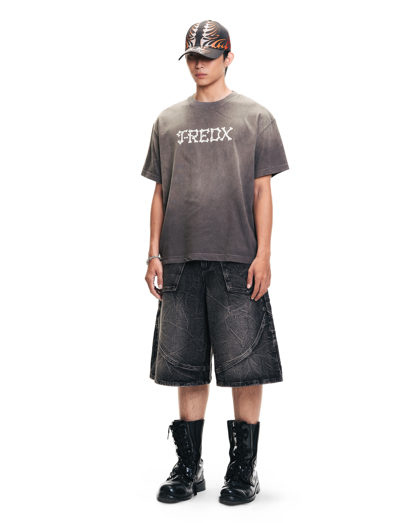BONNIEDX WASHED TEE - MOCHA