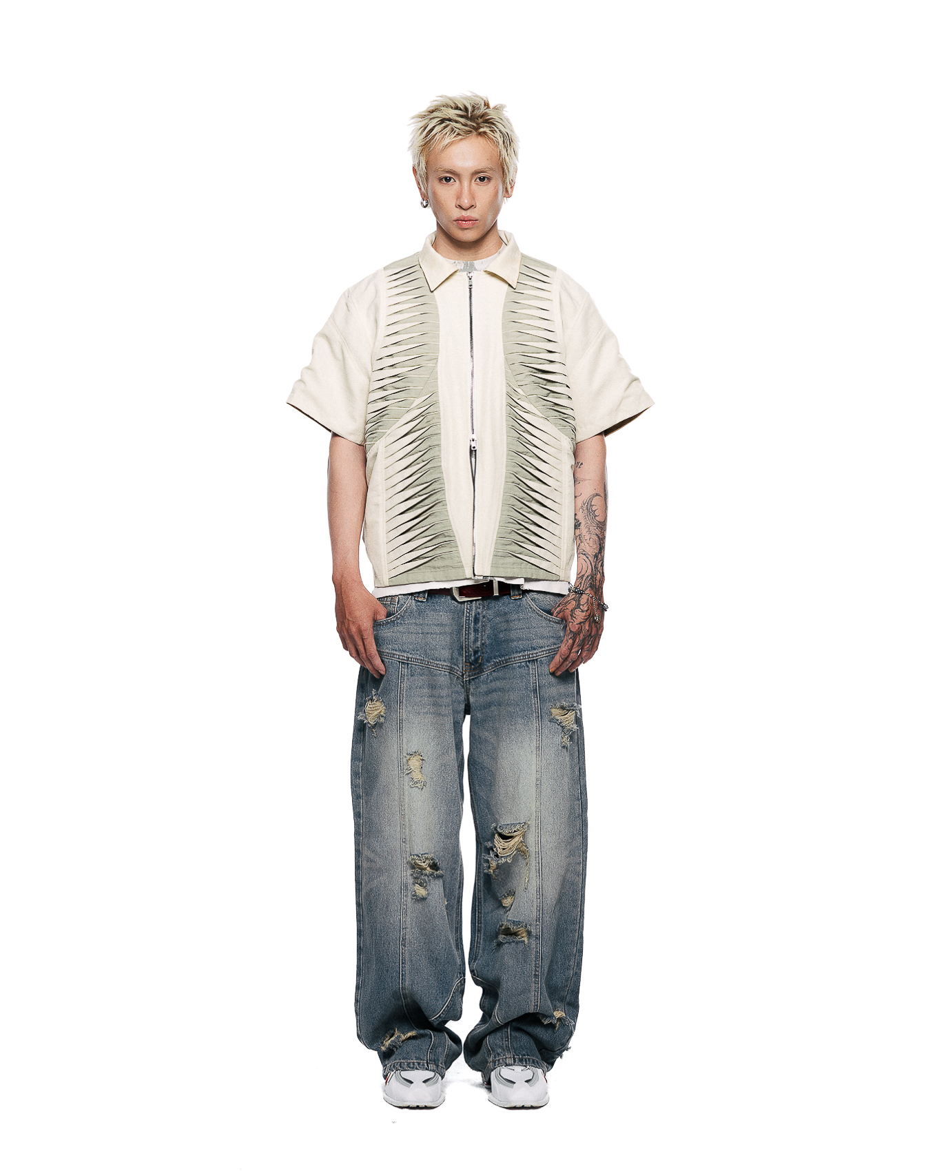 BUILEDX SHACKET - CREAM