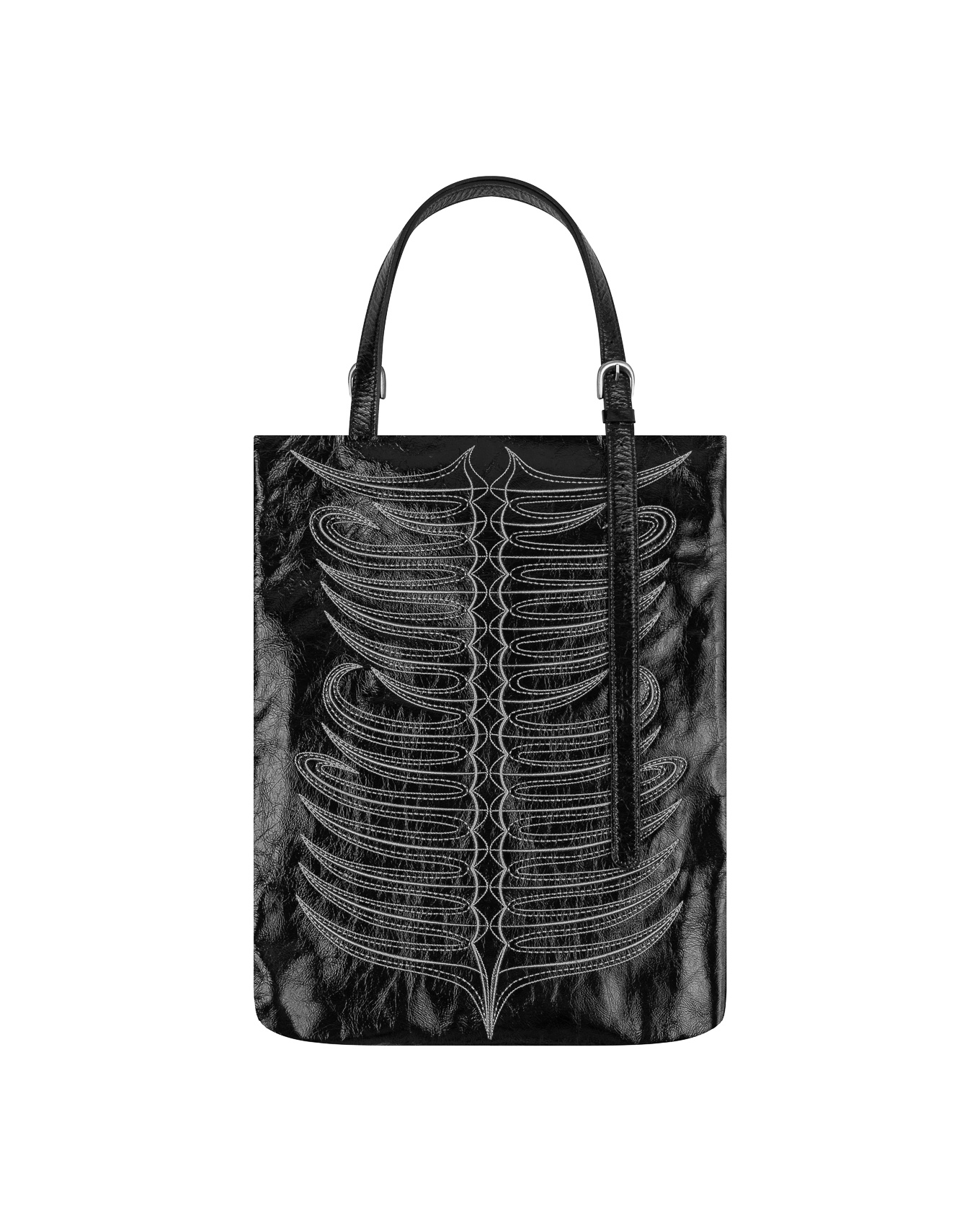 COSTALEDX LEATHER TOTE BAG - BLACK