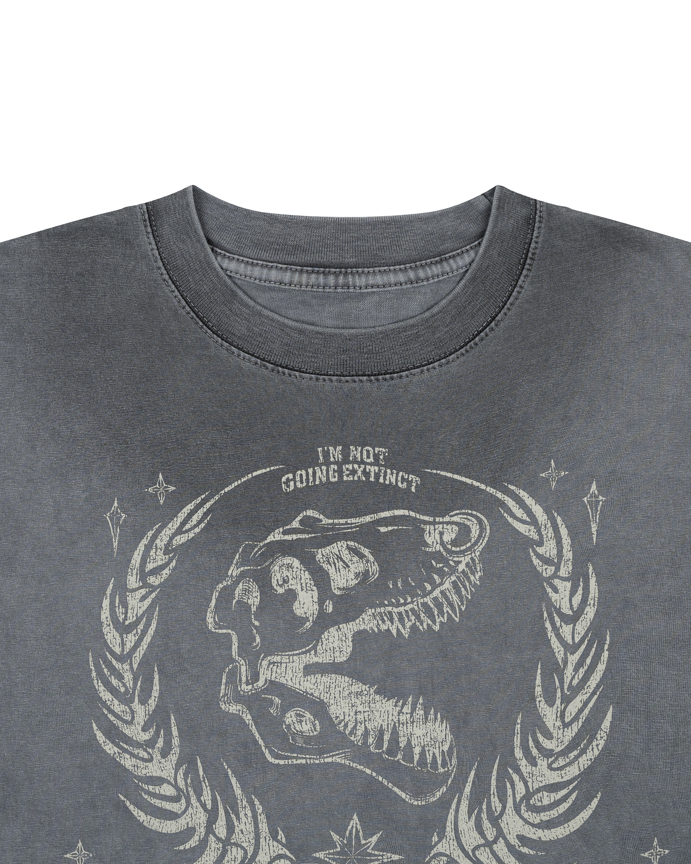 CR - ULNEDX WASH TEE - DARK GREY