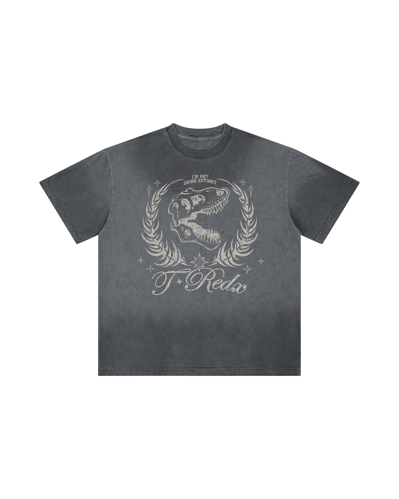 CR - ULNEDX WASH TEE - DARK GREY