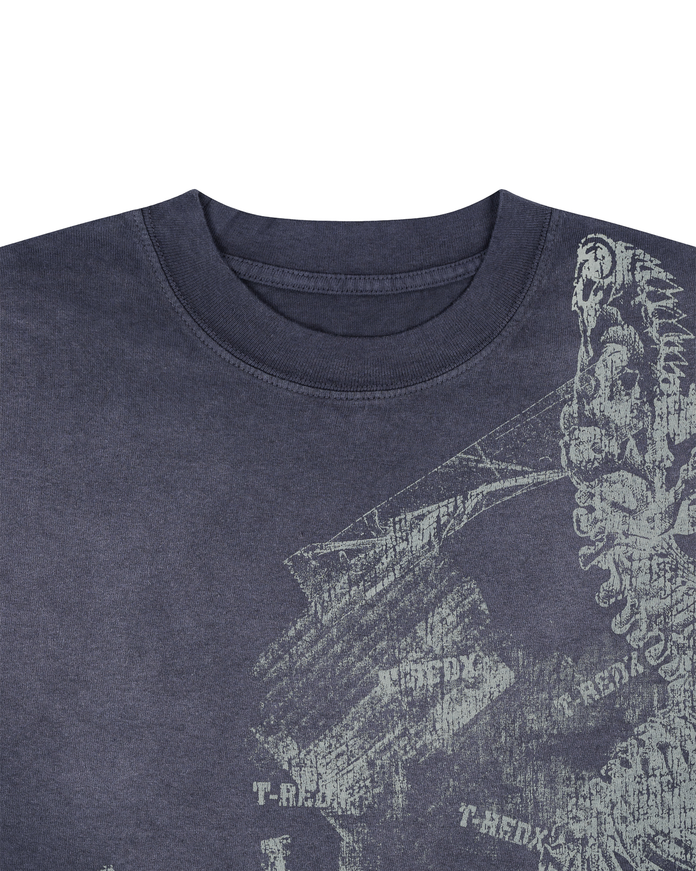 CRACKDINOEDX WASHED TEE - PURPLE