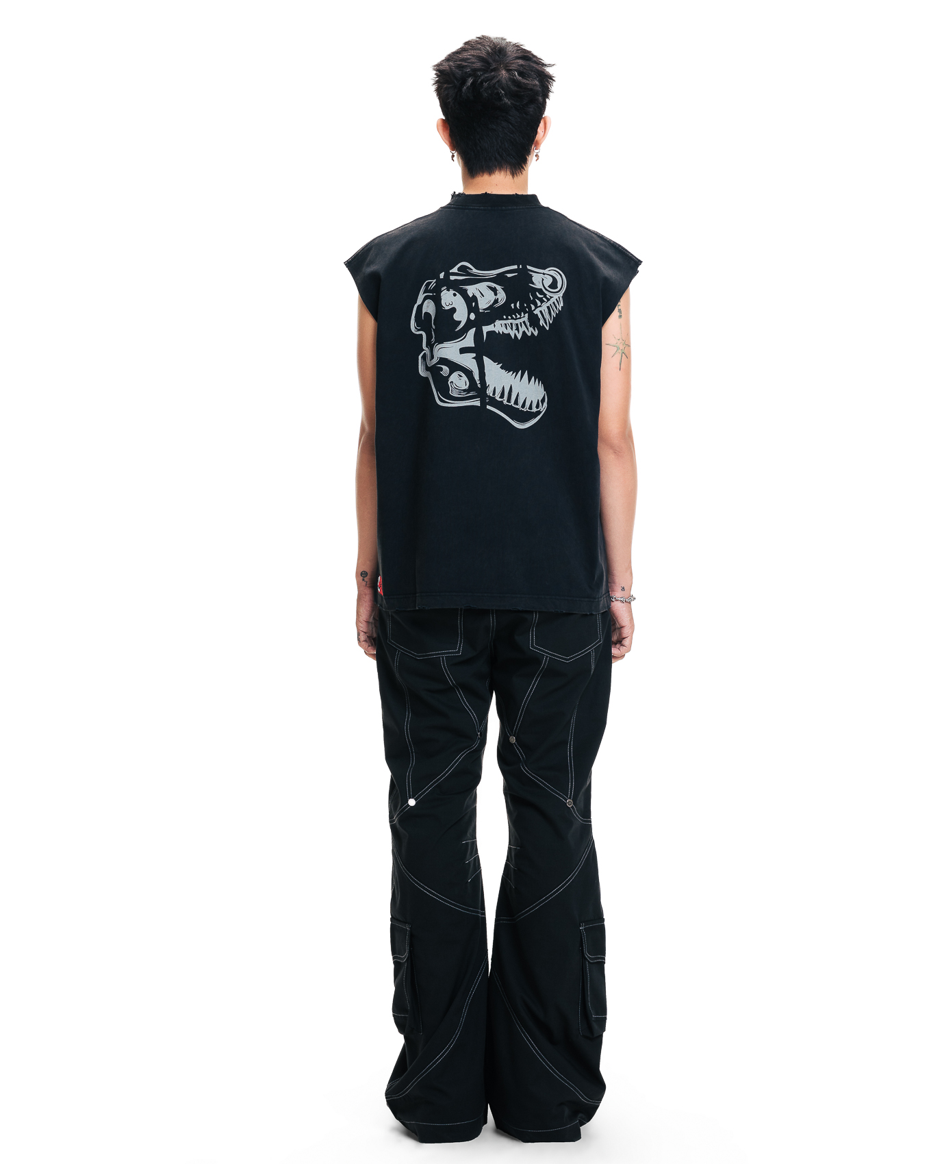 CRACKEDX MA TANKTOP - BLACK