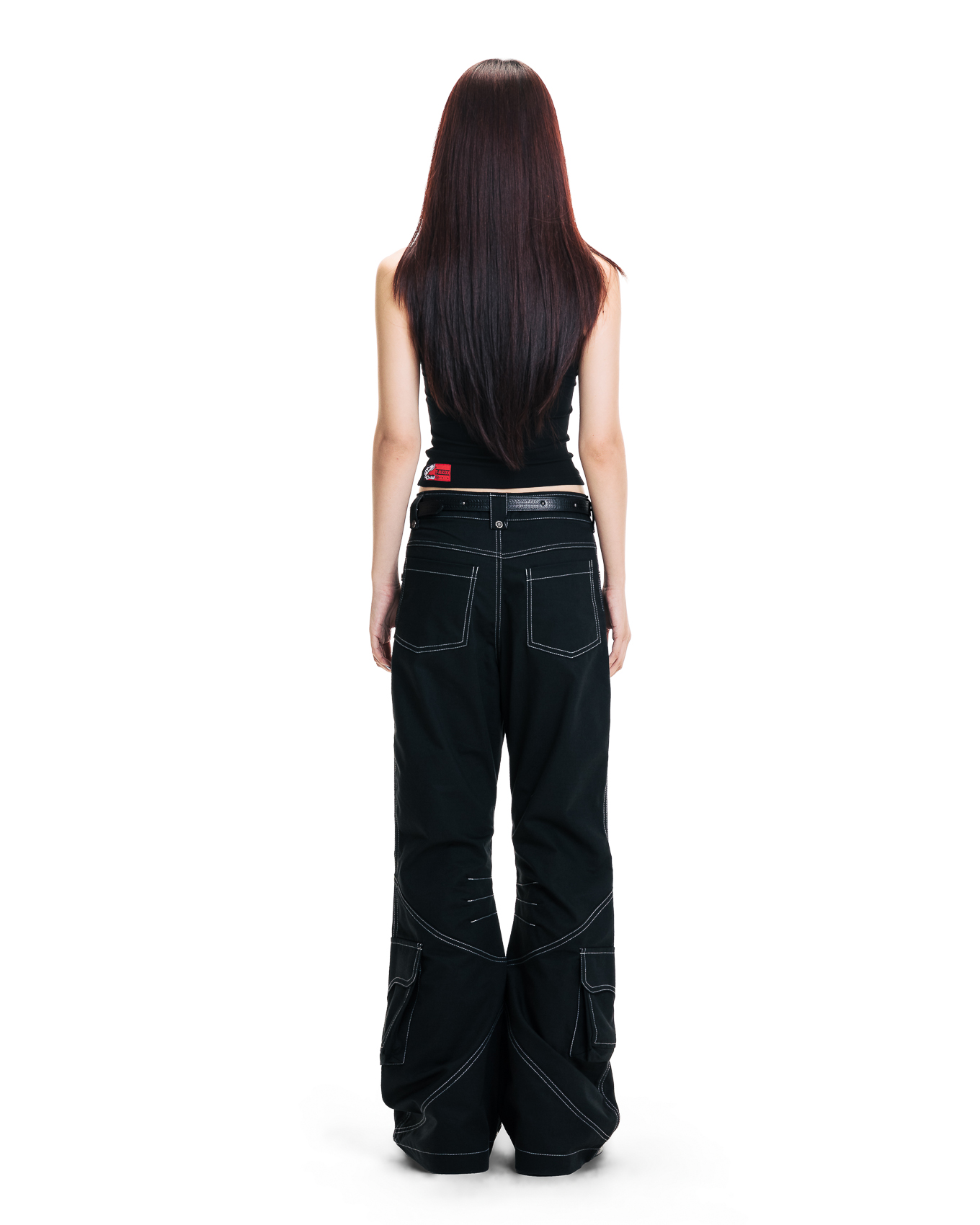 CURVEDX FLARE PANTS - BLACK