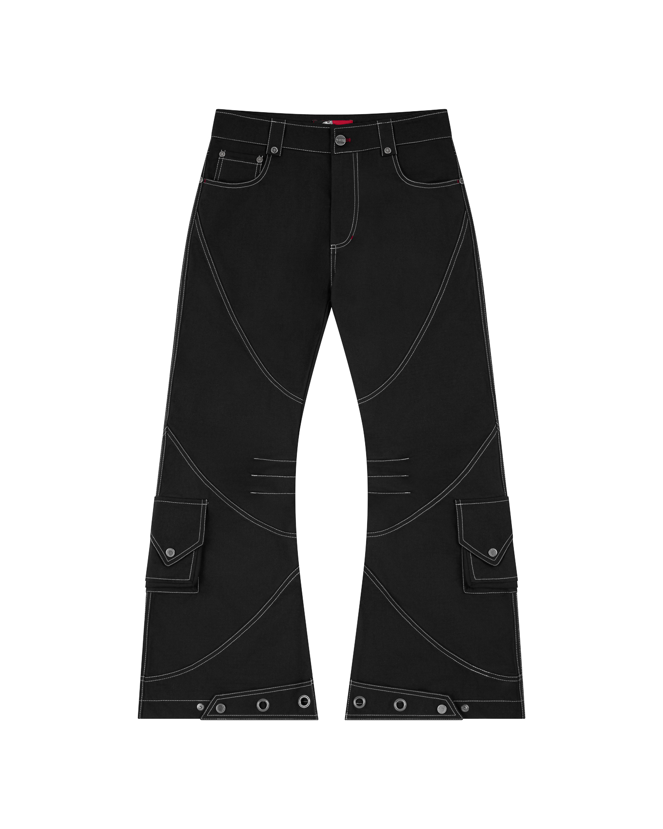 CURVEDX FLARE PANTS - BLACK