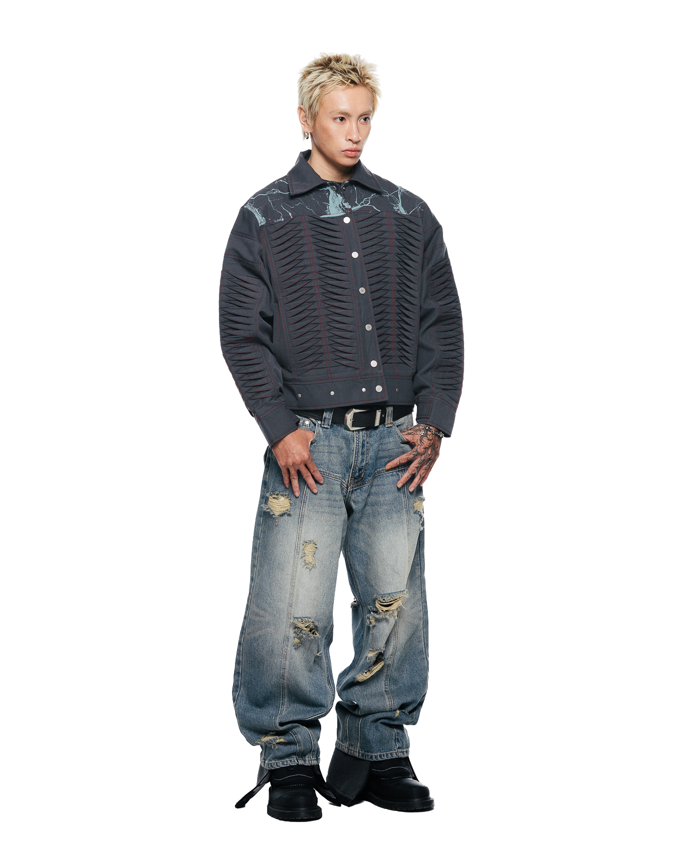 ERUPTIONEDX JACKET - Grey