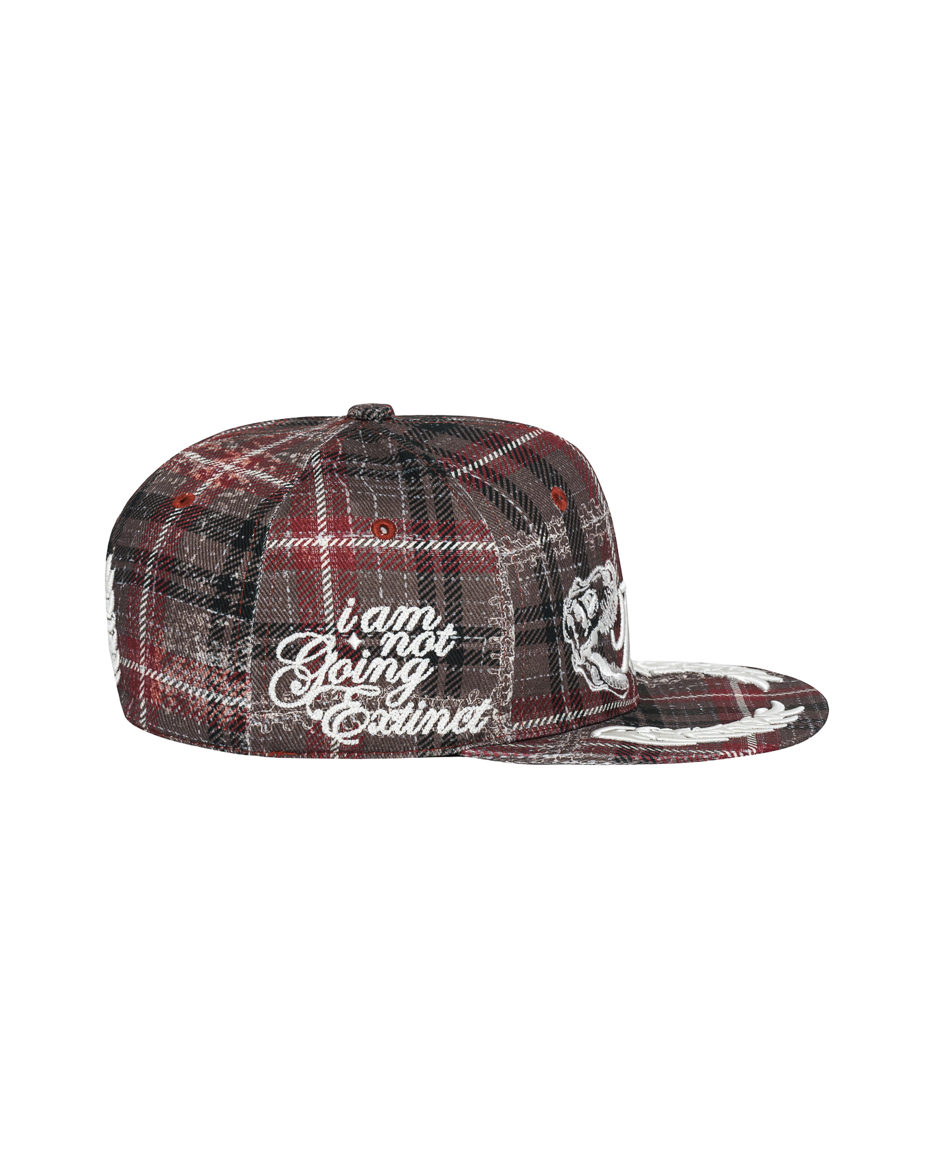 Erodedx Fitted Cap - Mocha Tartan