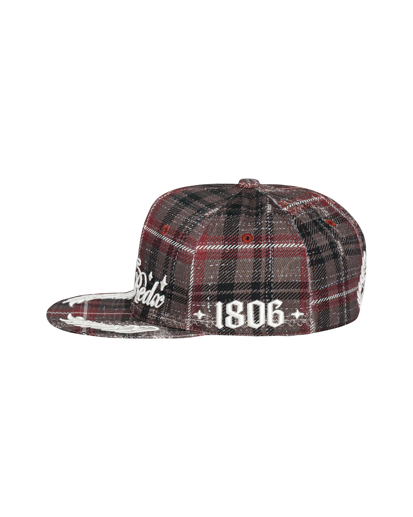 Erodedx Fitted Cap - Mocha Tartan