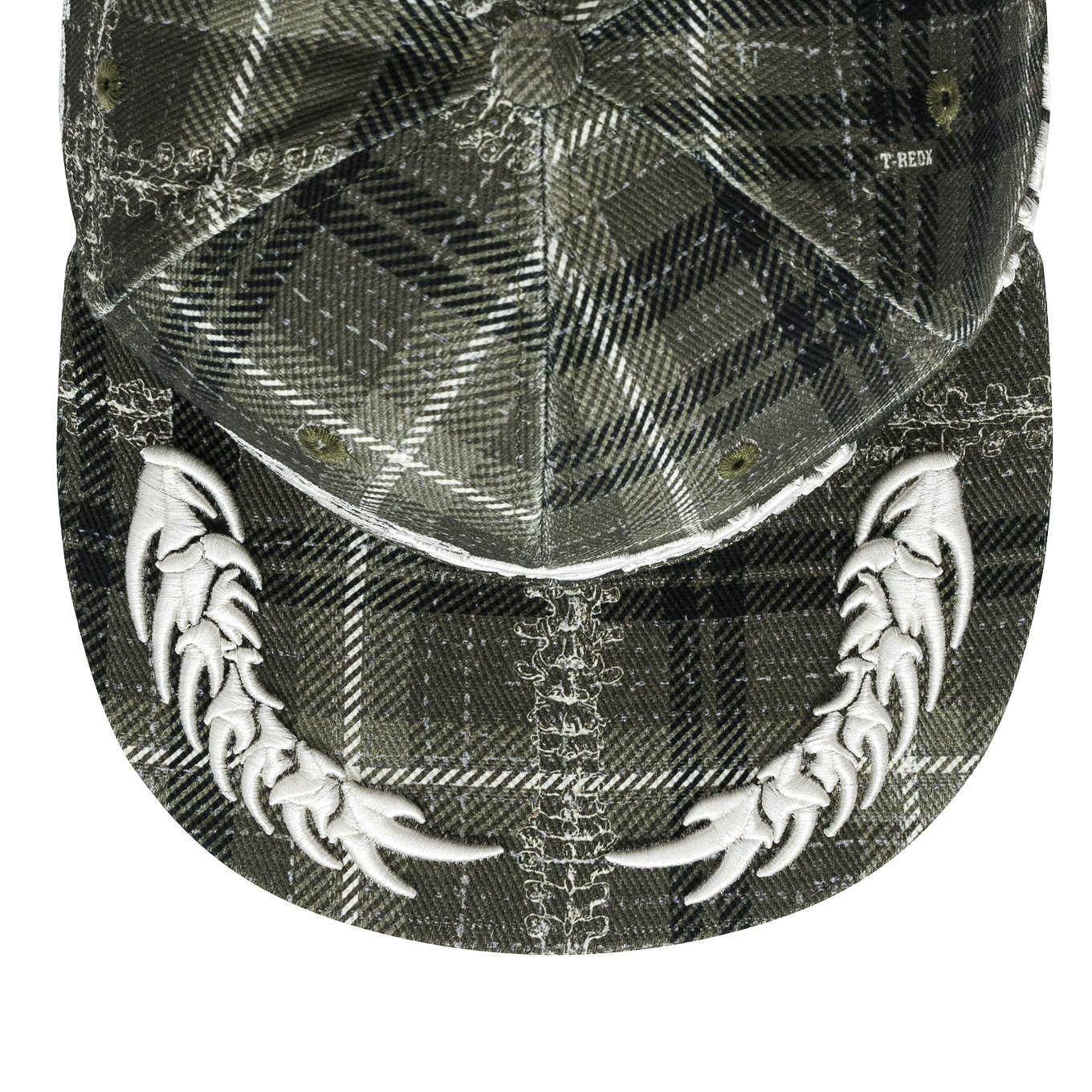 Erodedx Fitted Cap - Olive Tartan