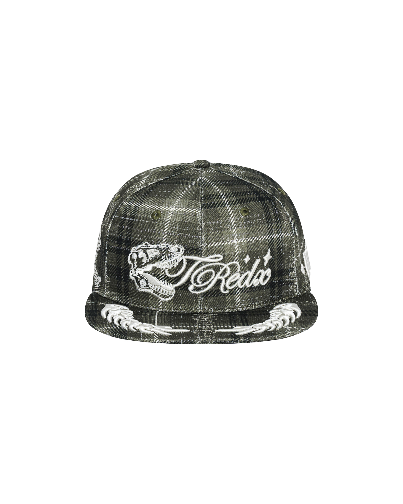 Erodedx Fitted Cap - Olive Tartan