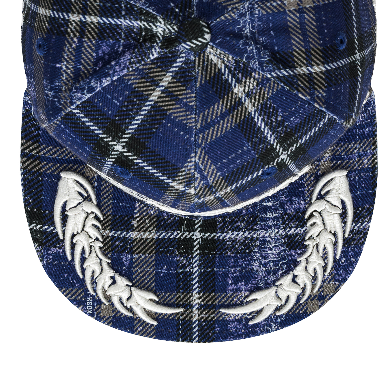Erodedx Fitted Cap - Purple Tartan