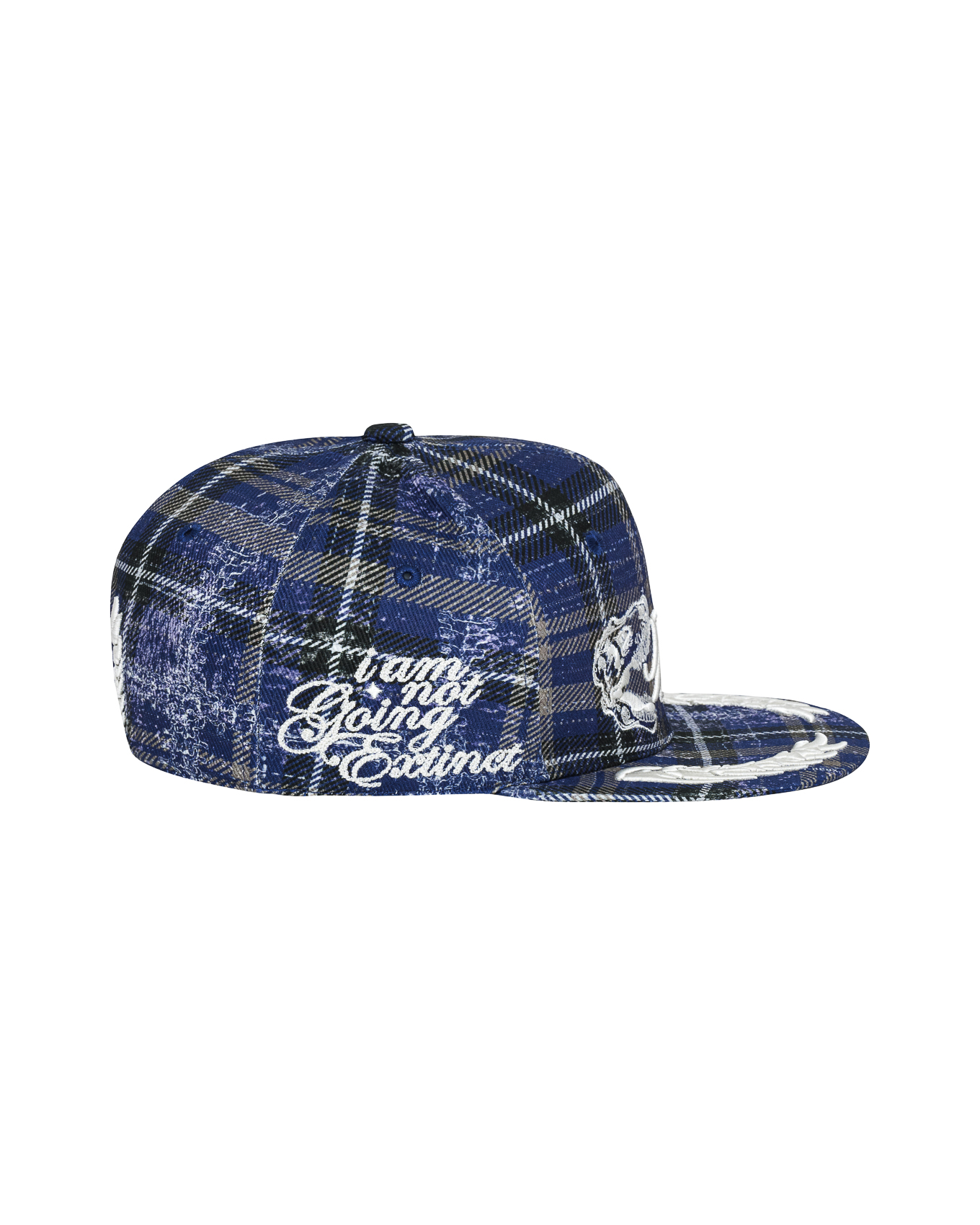Erodedx Fitted Cap - Purple Tartan
