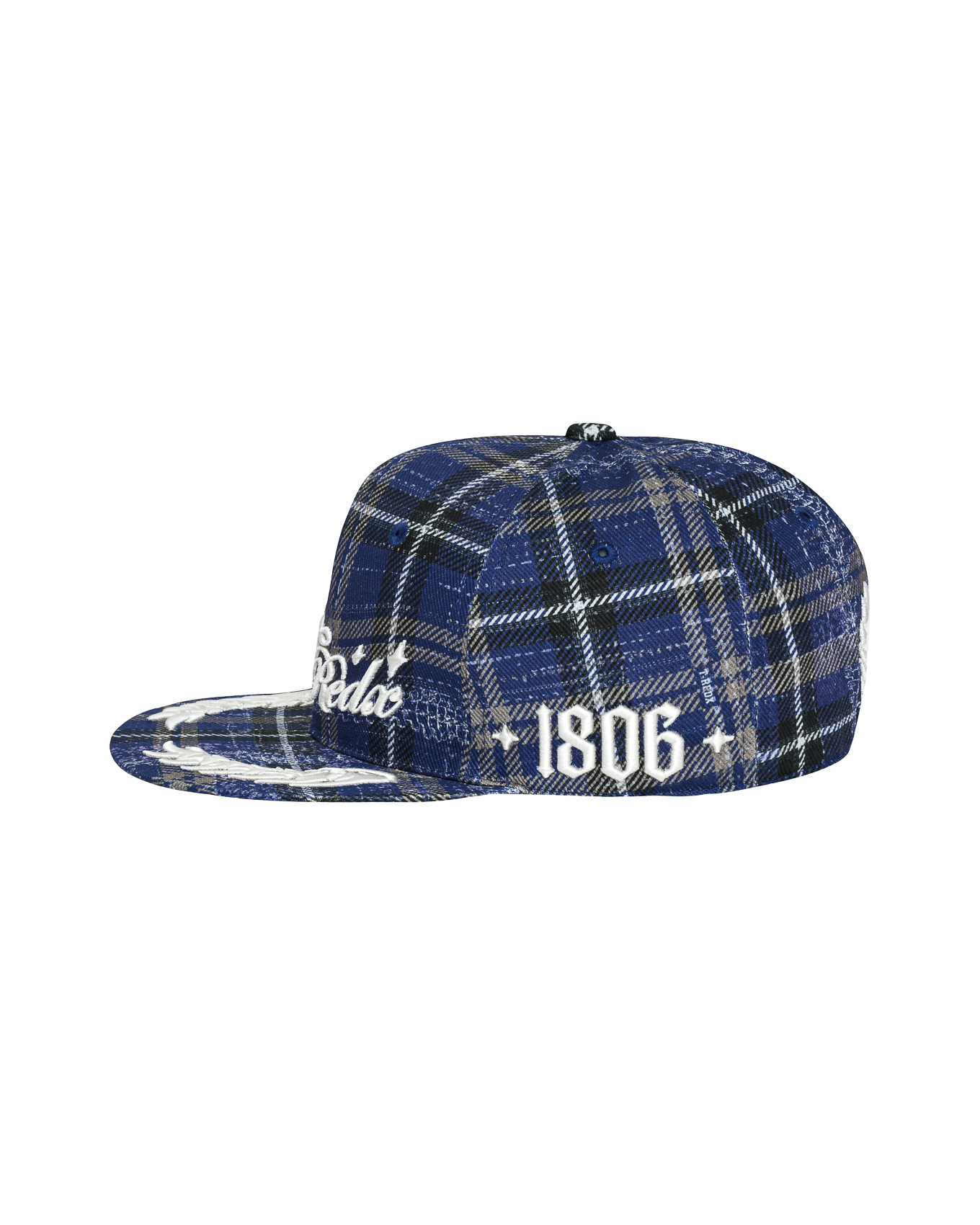 Erodedx Fitted Cap - Purple Tartan