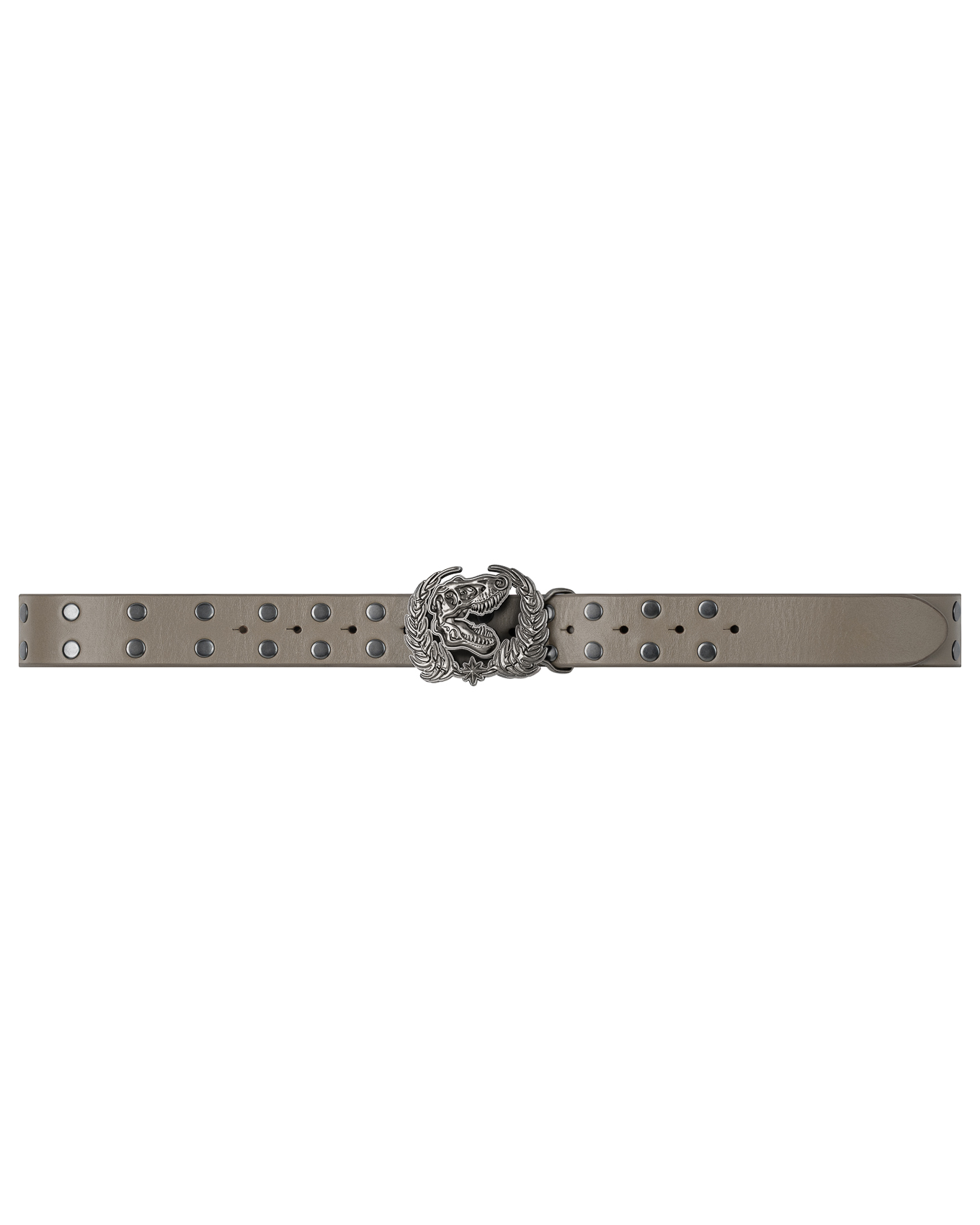 GLOREDX LEATHER BELT - LIGHT GREY