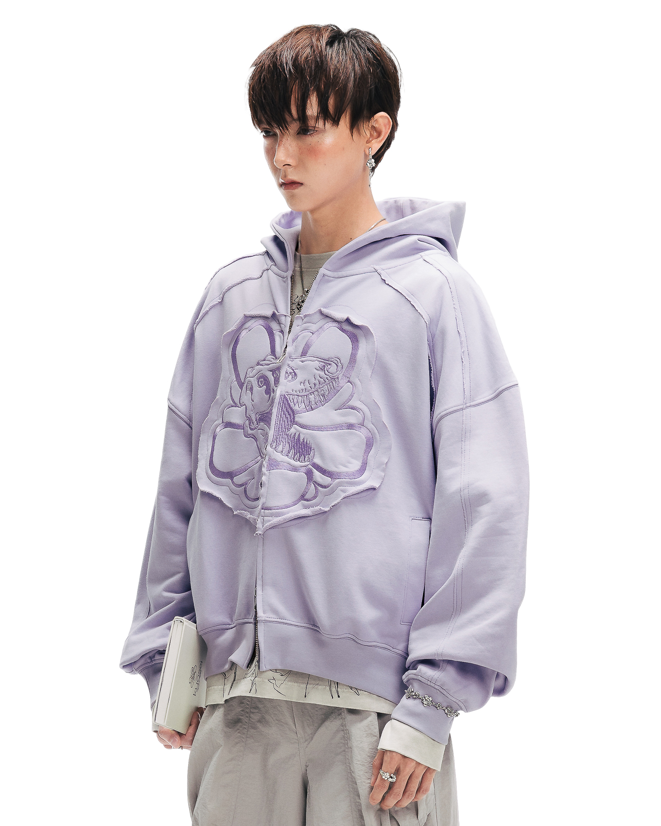 HAKURI ZIPPED HOODIE