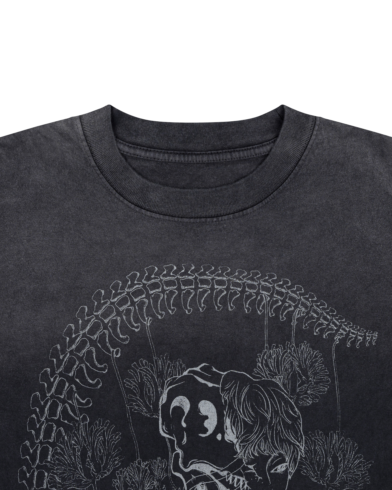 HENKA WASHED LONGSLEEVES - BLACK