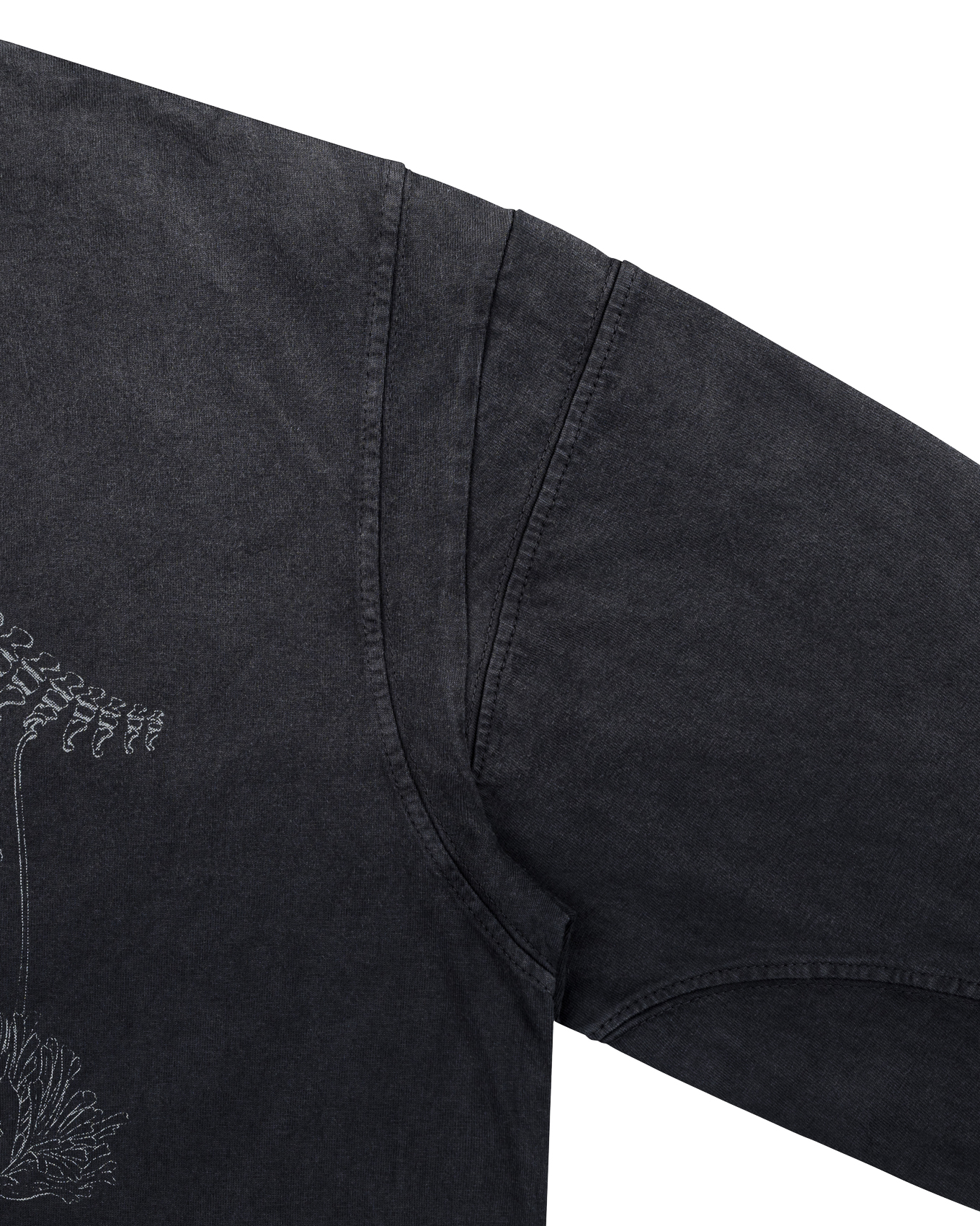 HENKA WASHED LONGSLEEVES - BLACK
