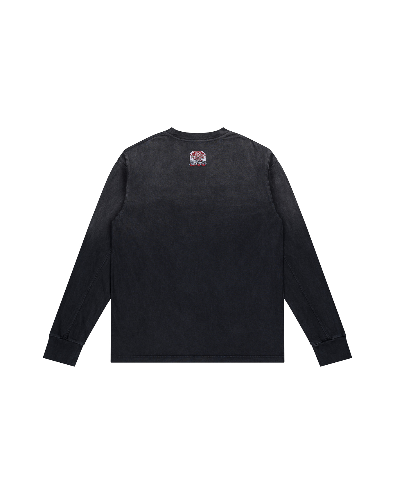 HENKA WASHED LONGSLEEVES - BLACK