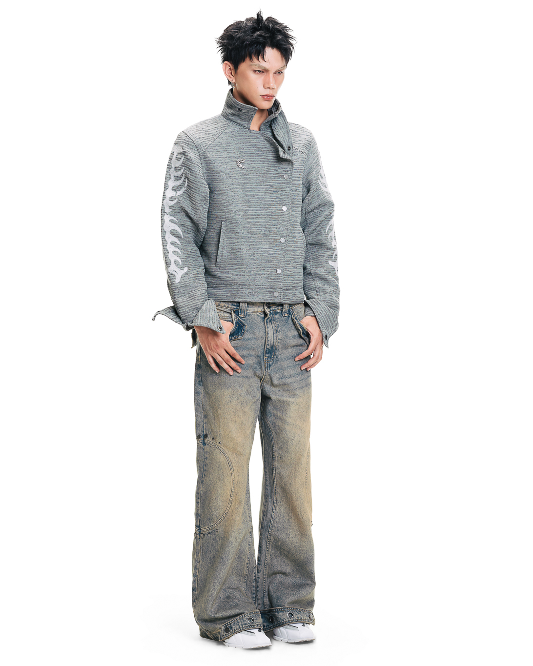 HONEDX JACKET - LIGHT GREY