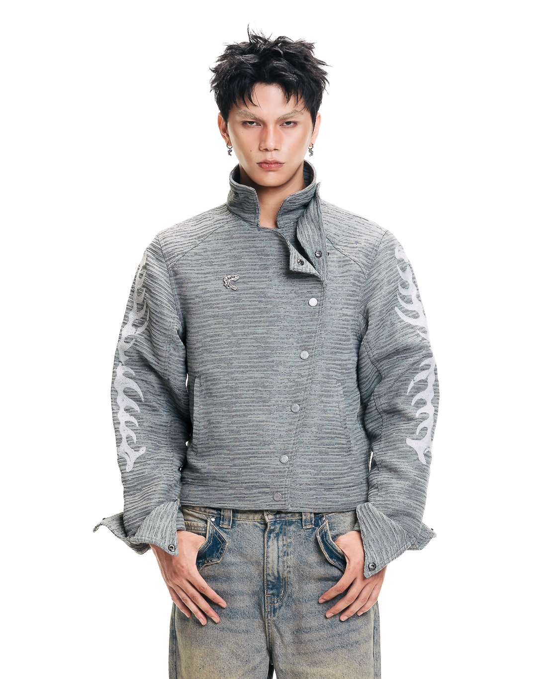 HONEDX JACKET - LIGHT GREY
