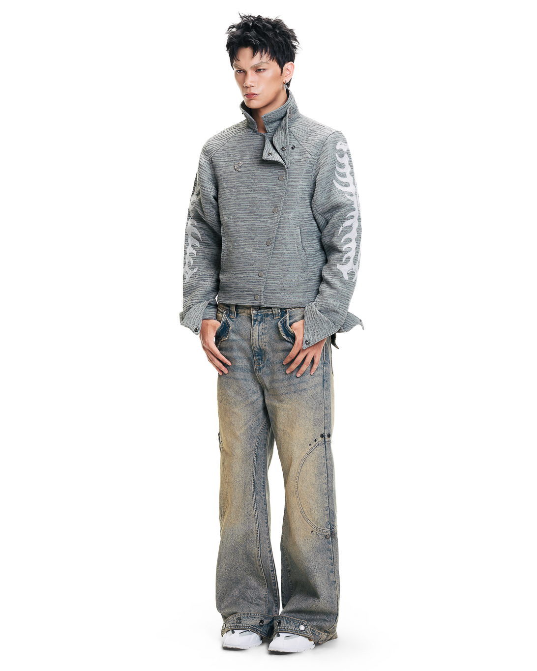 HONEDX JACKET - LIGHT GREY