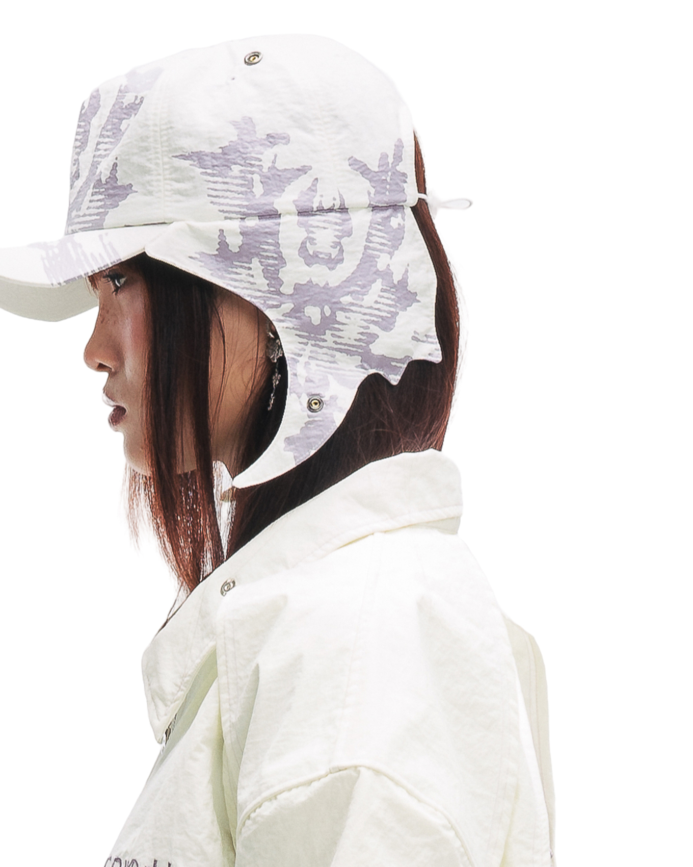 KABENEDX TRAPPER HAT - CREAM WHITE