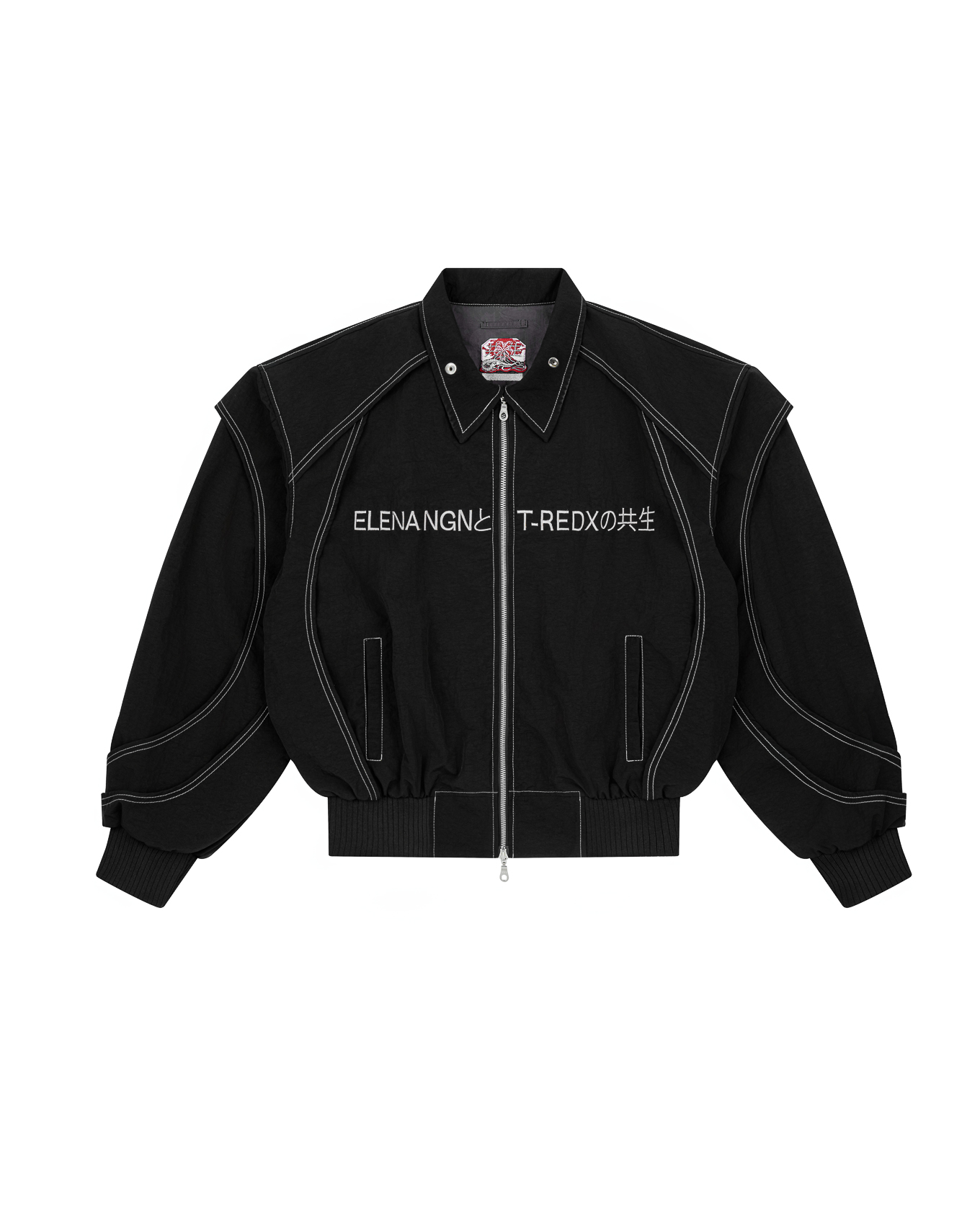 KYOSEI REVERSIBLE BOMBER JACKET - BLACK