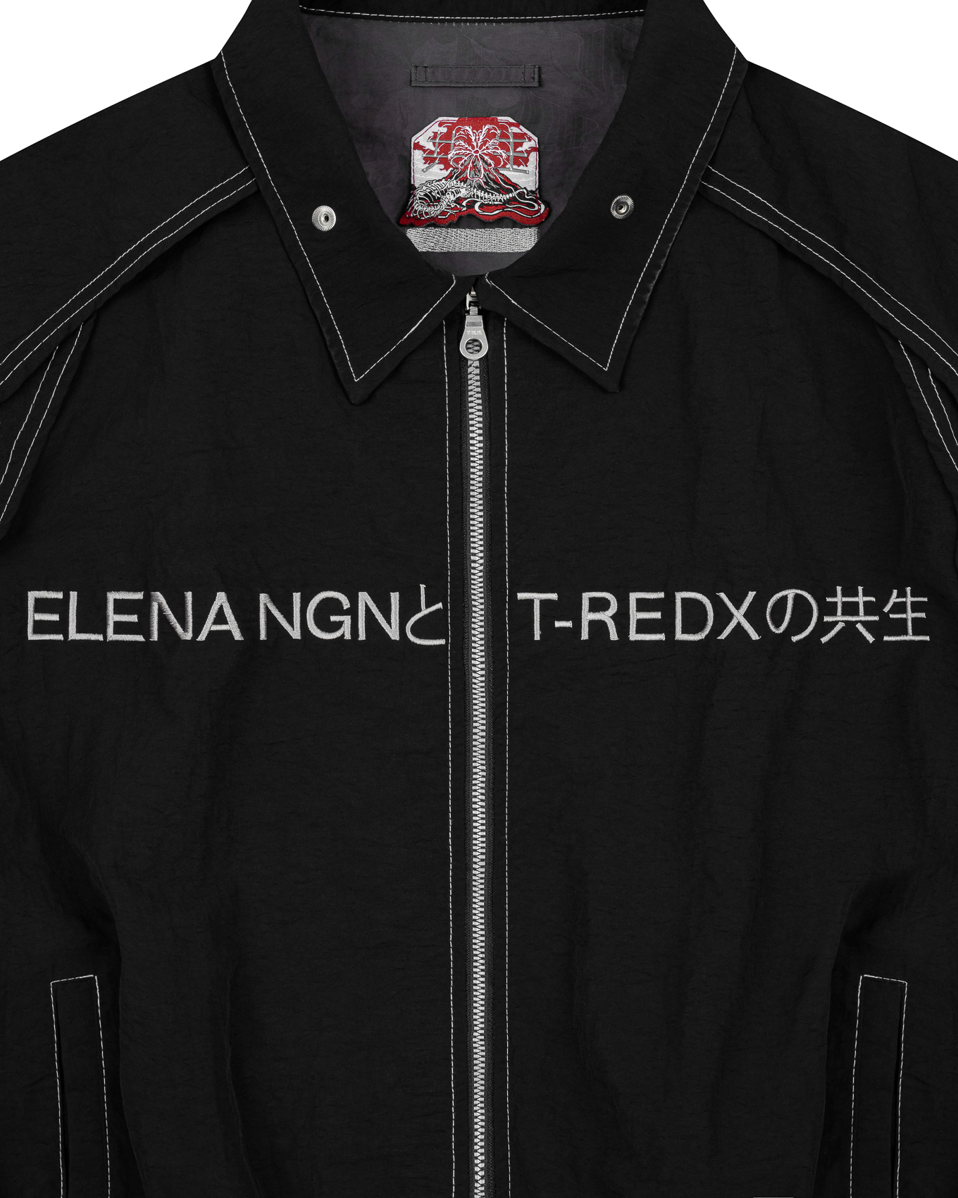 KYOSEI REVERSIBLE BOMBER JACKET - BLACK