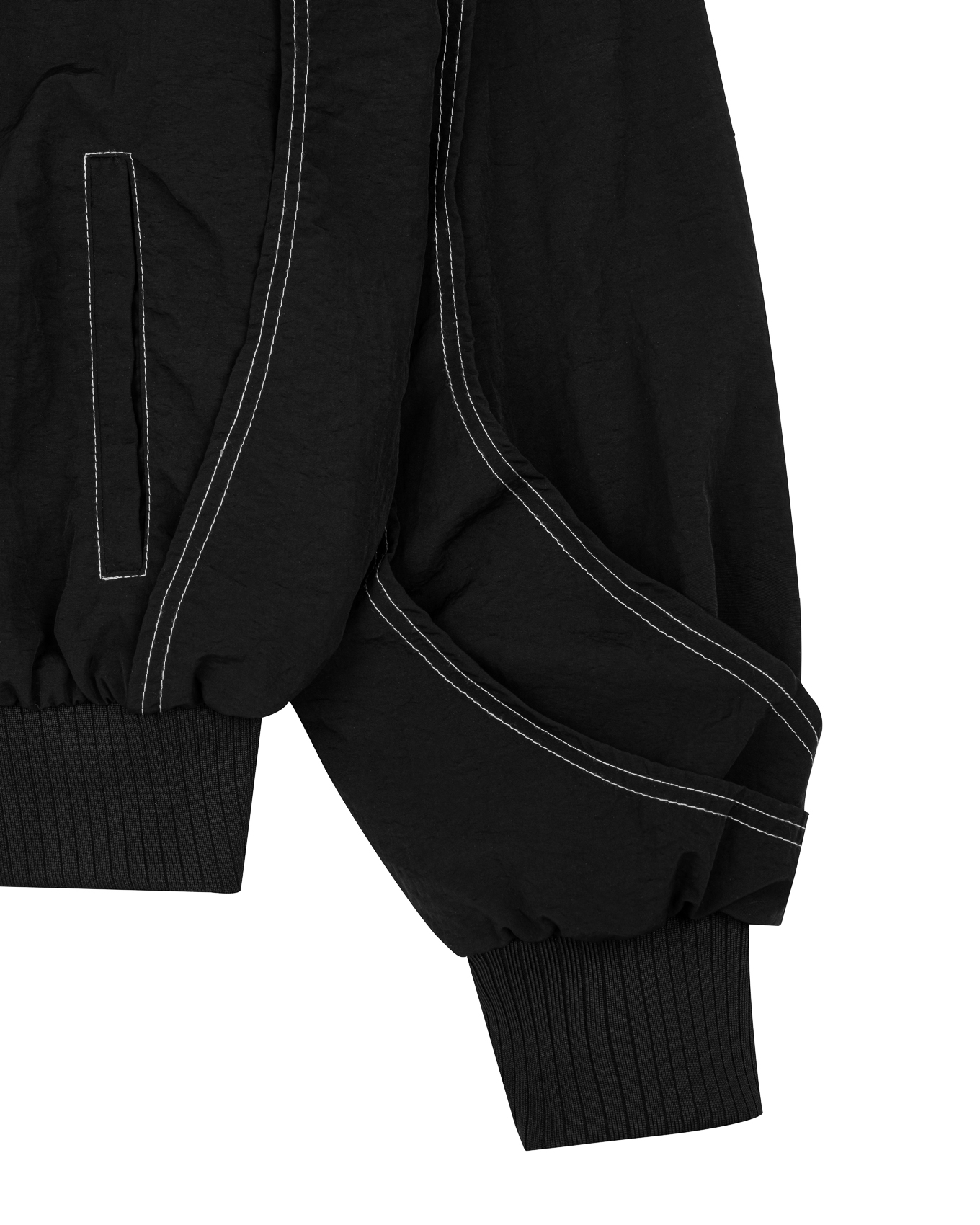KYOSEI REVERSIBLE BOMBER JACKET - BLACK