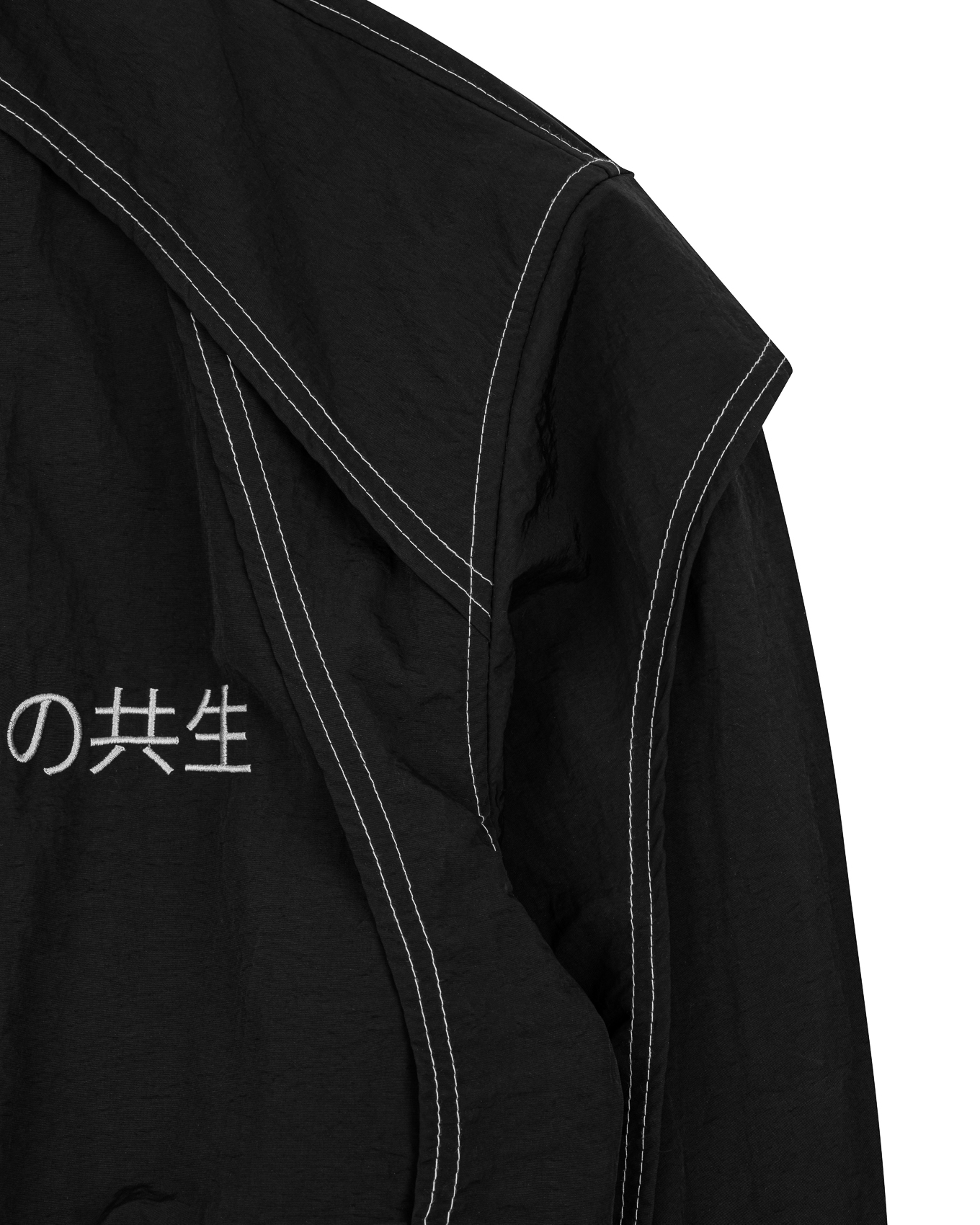 KYOSEI REVERSIBLE BOMBER JACKET - BLACK