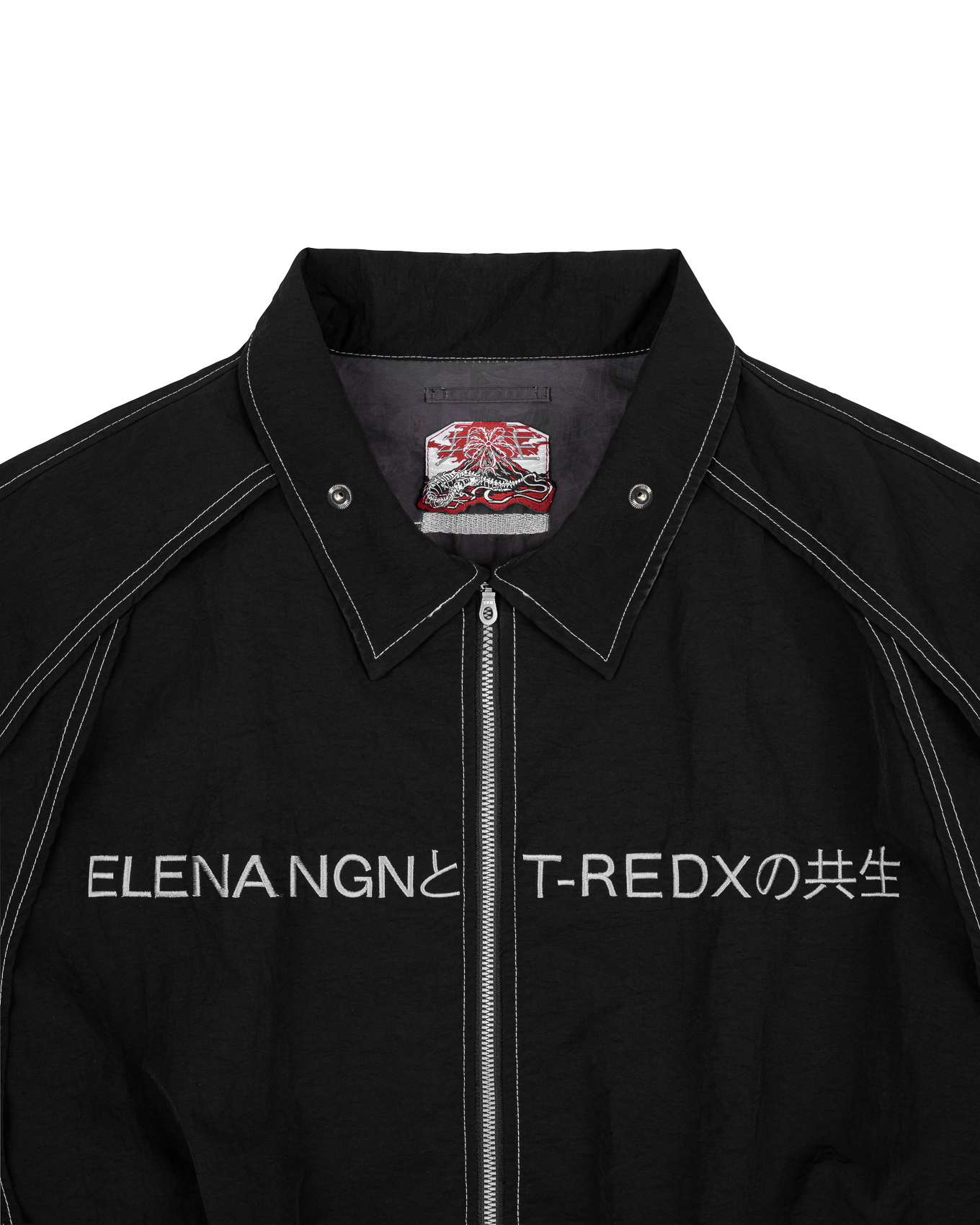 KYOSEI REVERSIBLE BOMBER JACKET - BLACK