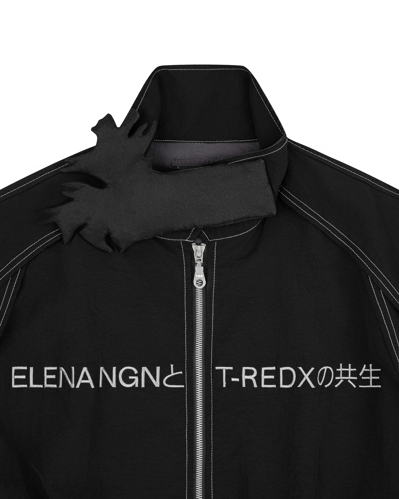KYOSEI REVERSIBLE BOMBER JACKET - BLACK